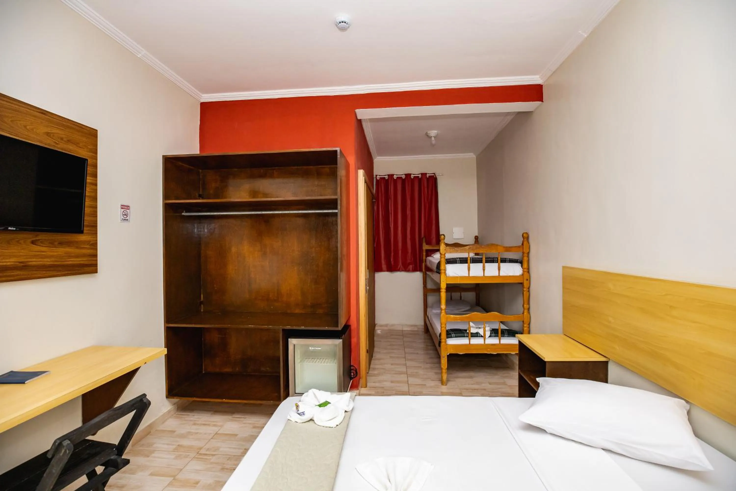 Bedroom, Bed in Hotel Venice Ubatuba