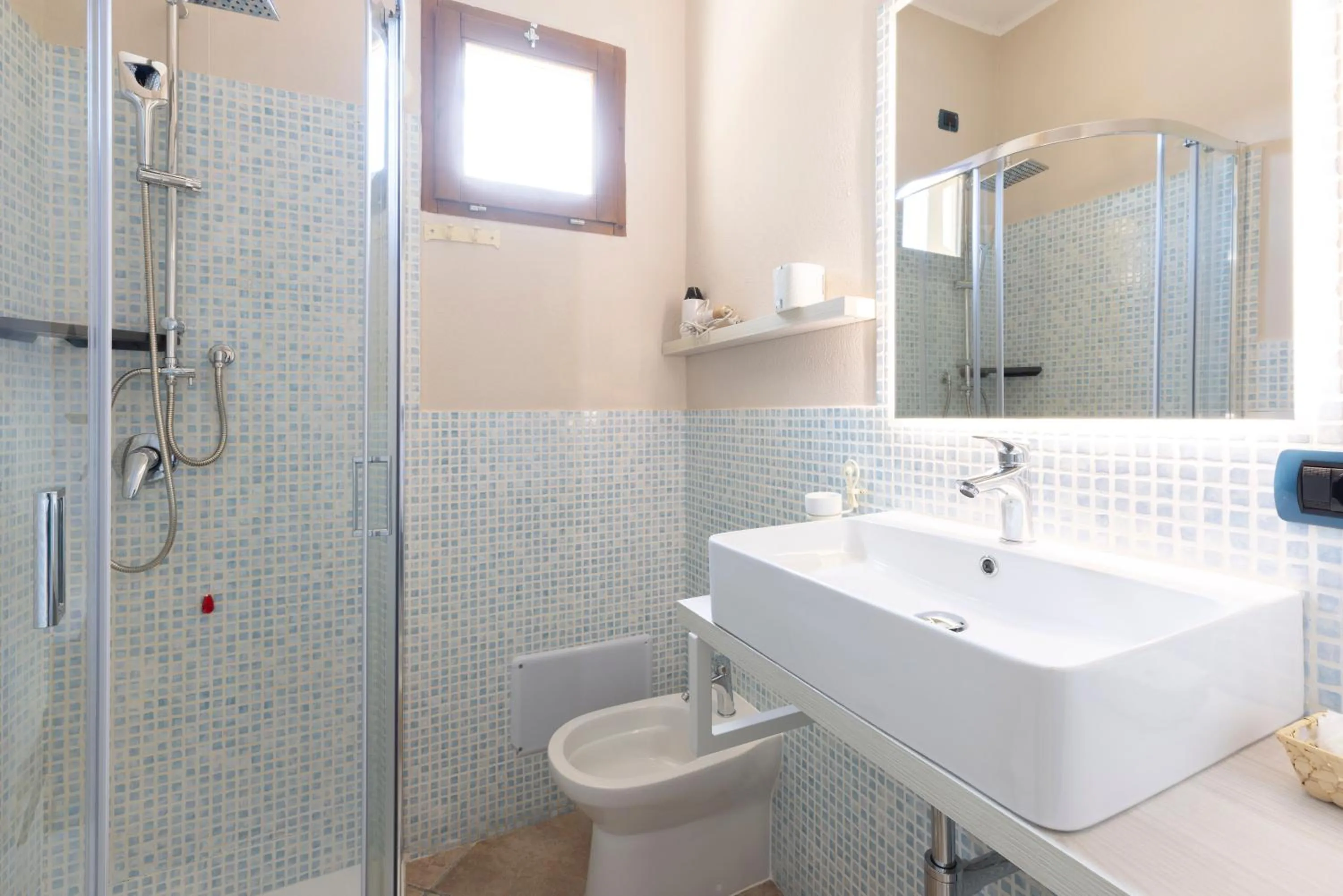 Shower in Giaco's Rooms