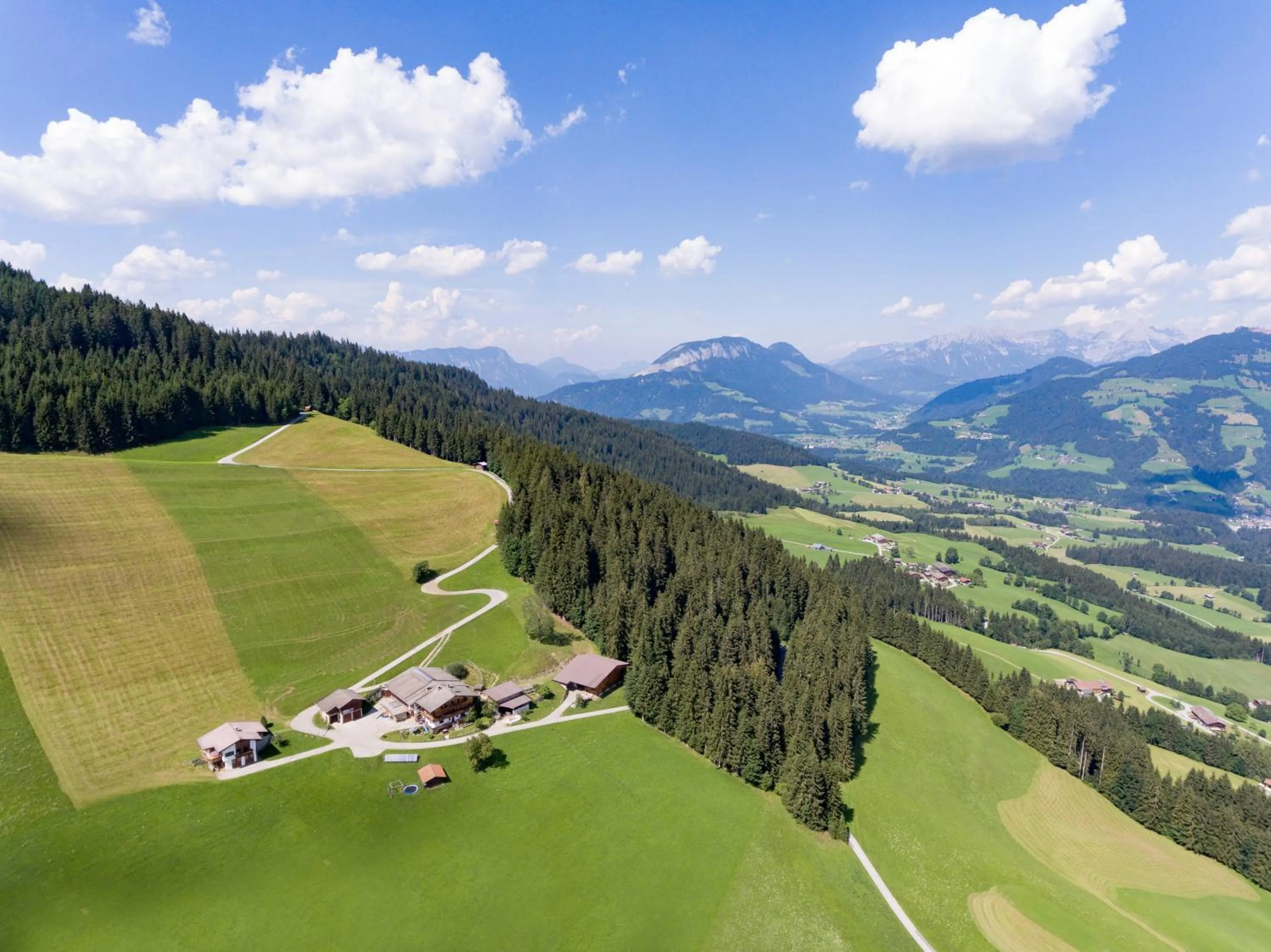 Bird's eye view in Biobauernhof Fleckl