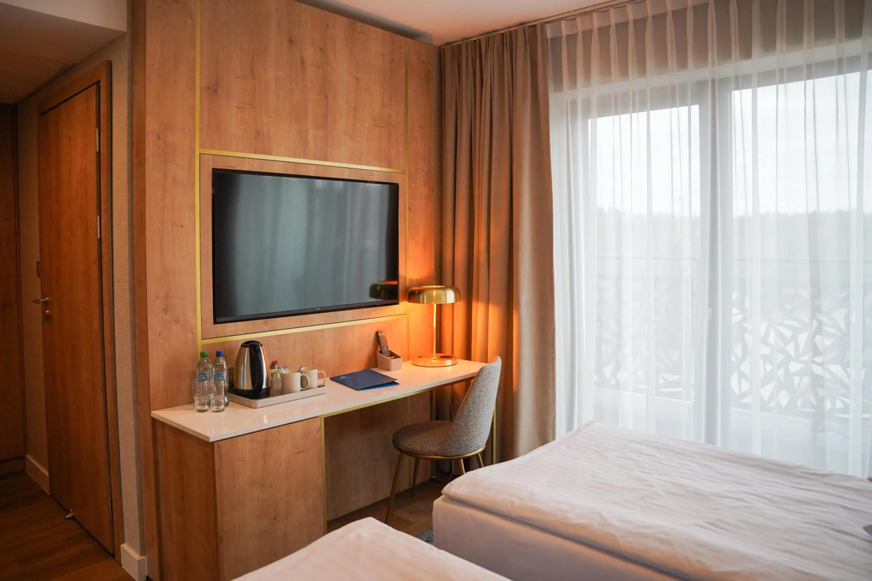 Bed in Hotel Mazurski Raj