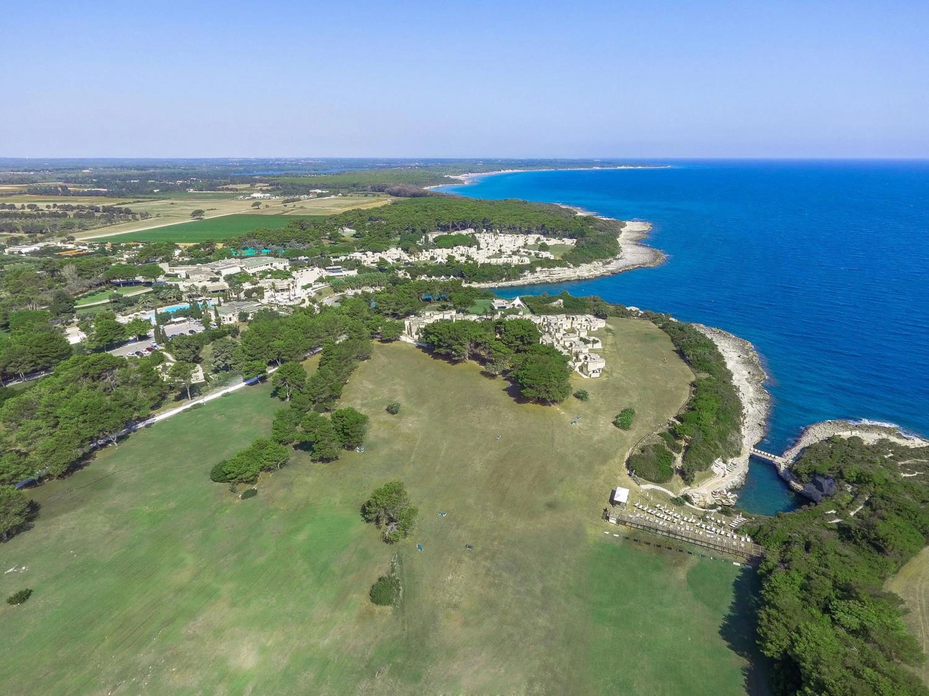 Bird's eye view in Le Cale D'Otranto Beach Resort