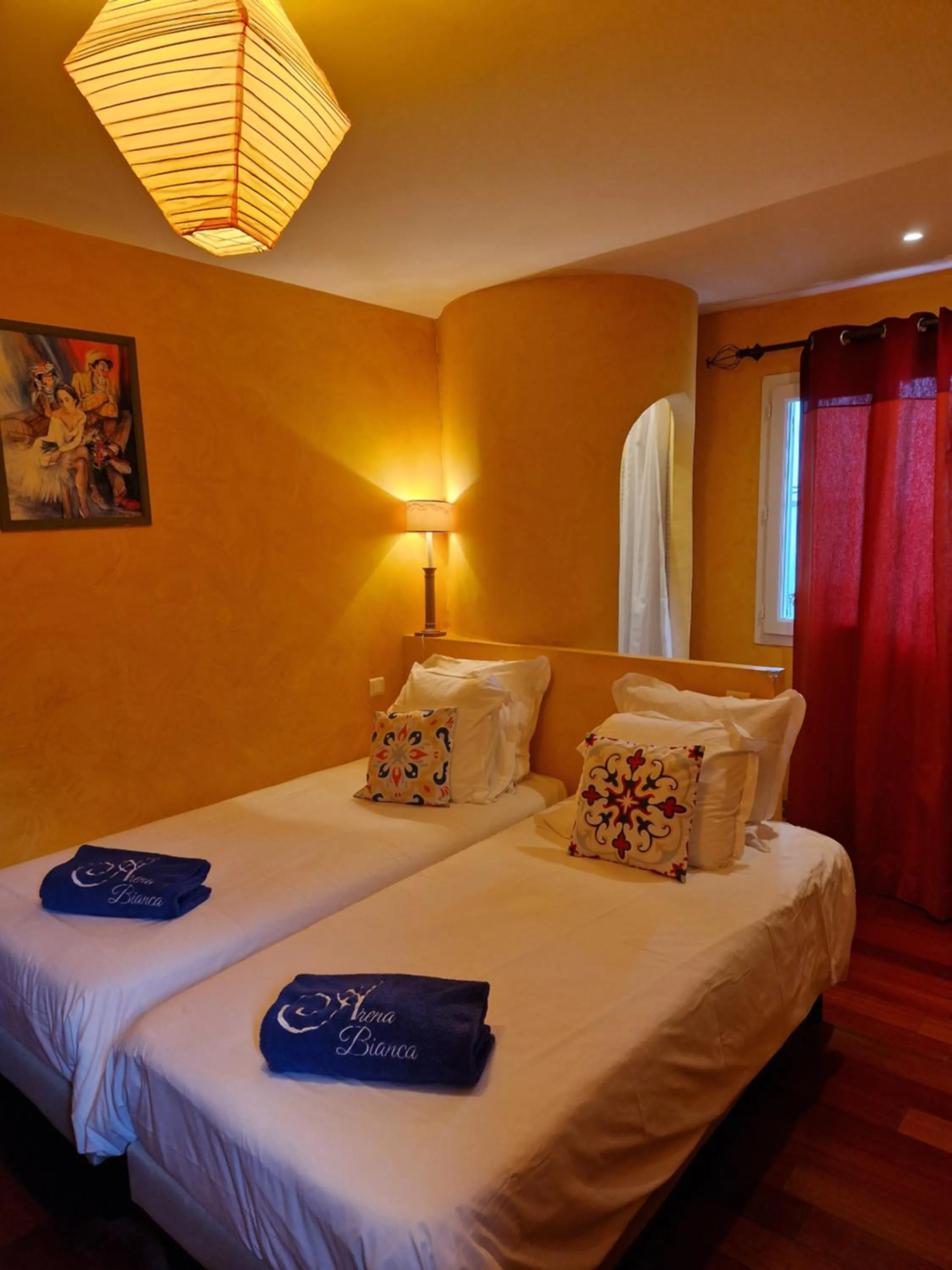 Bedroom, Bed in Arena Bianca