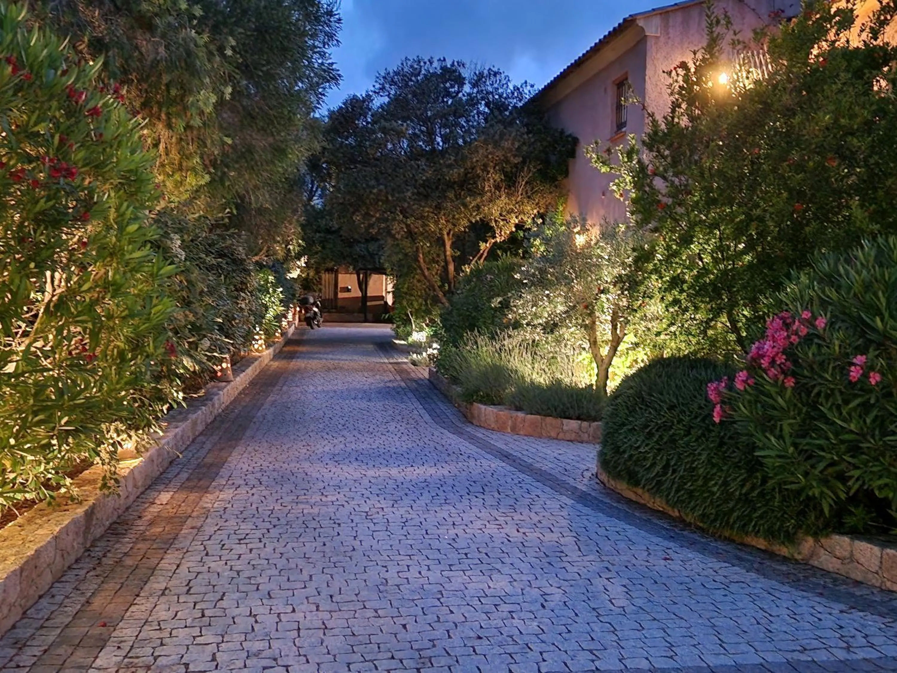 Garden view in Arena Bianca