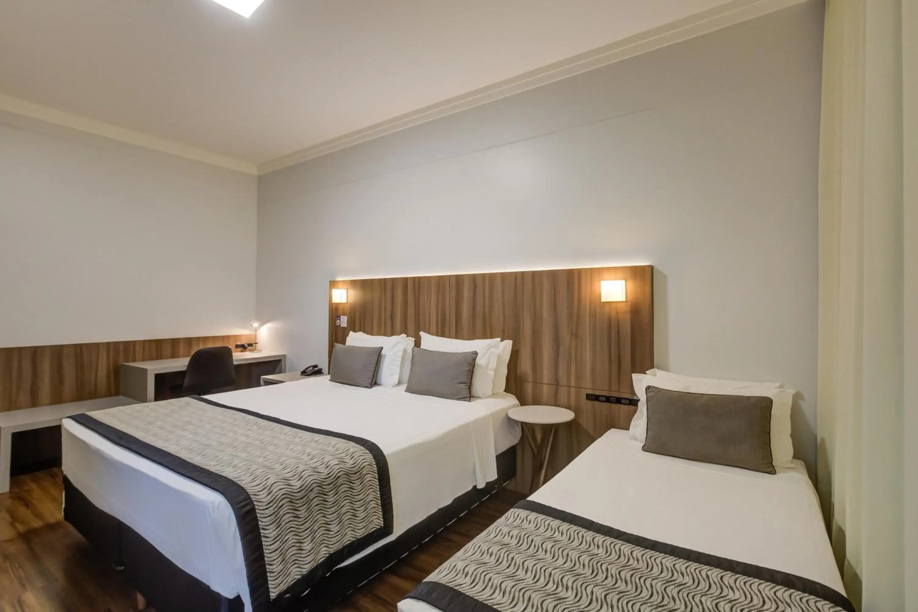 Bed in Slaviero Hotel Blumenau Bed in Slaviero Hotel Blumenau