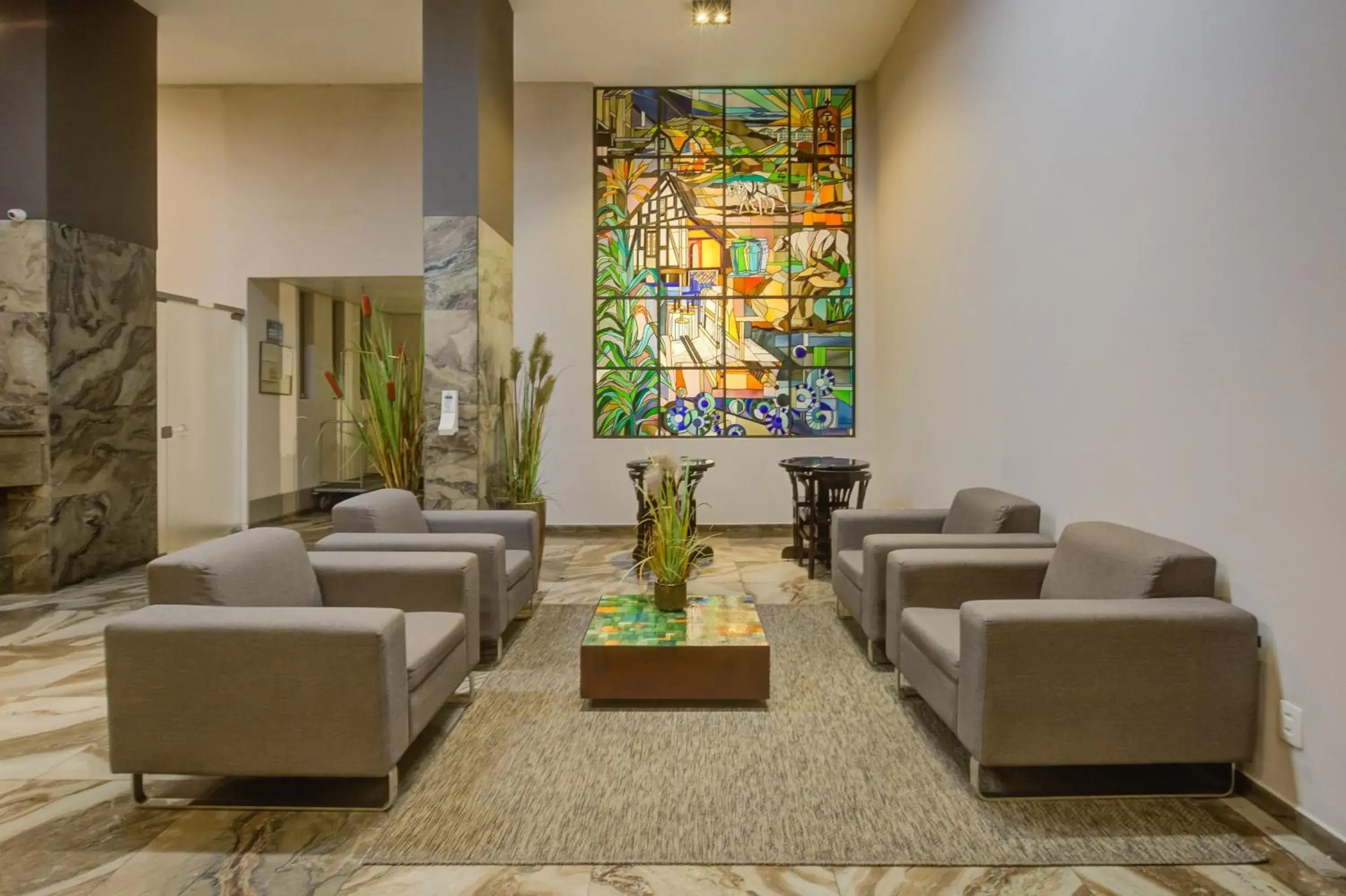 Lobby or reception in Slaviero Blumenau Lobby or reception in Slaviero Blumenau