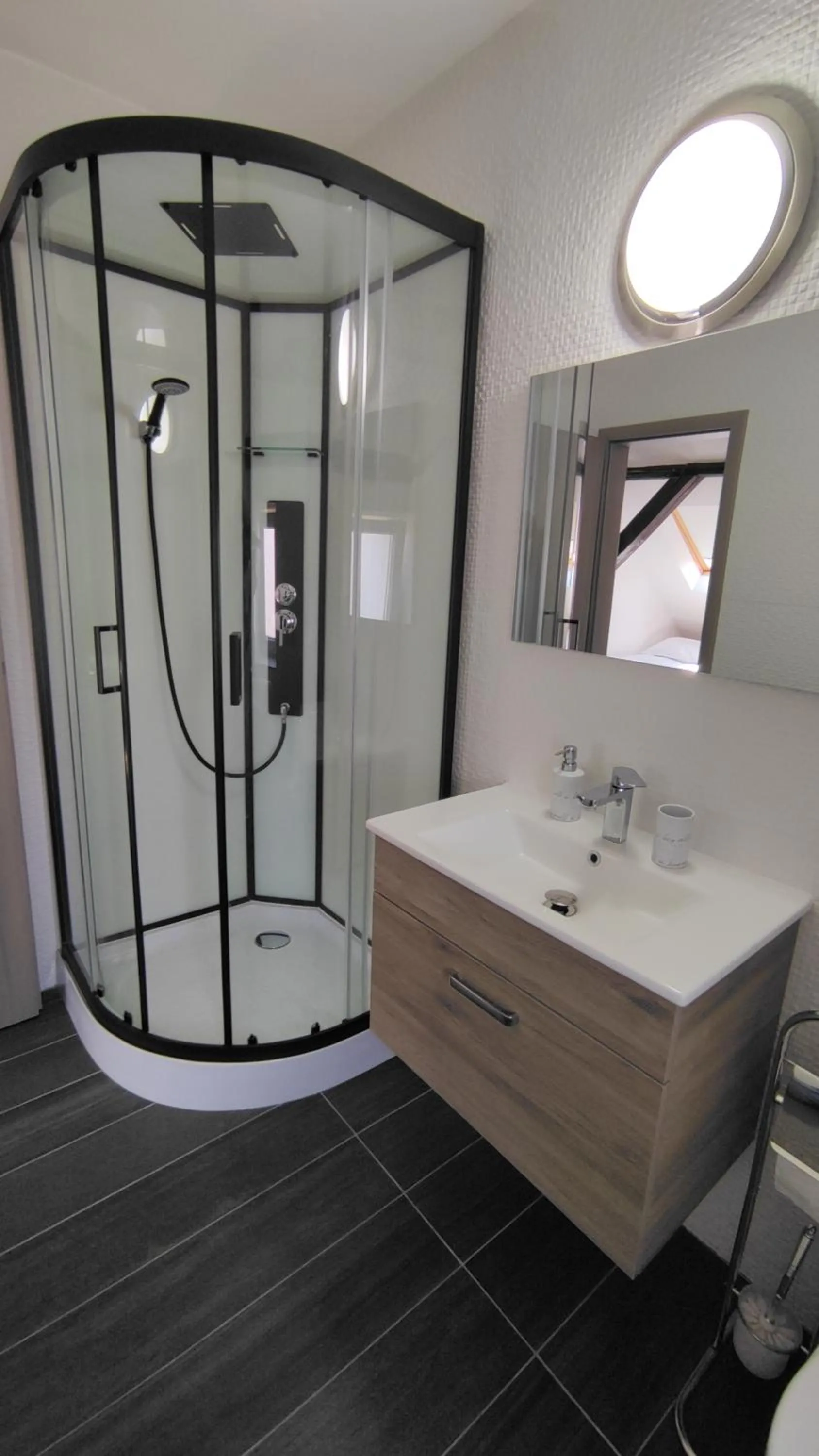 Bathroom in Family Fewo Sibiu