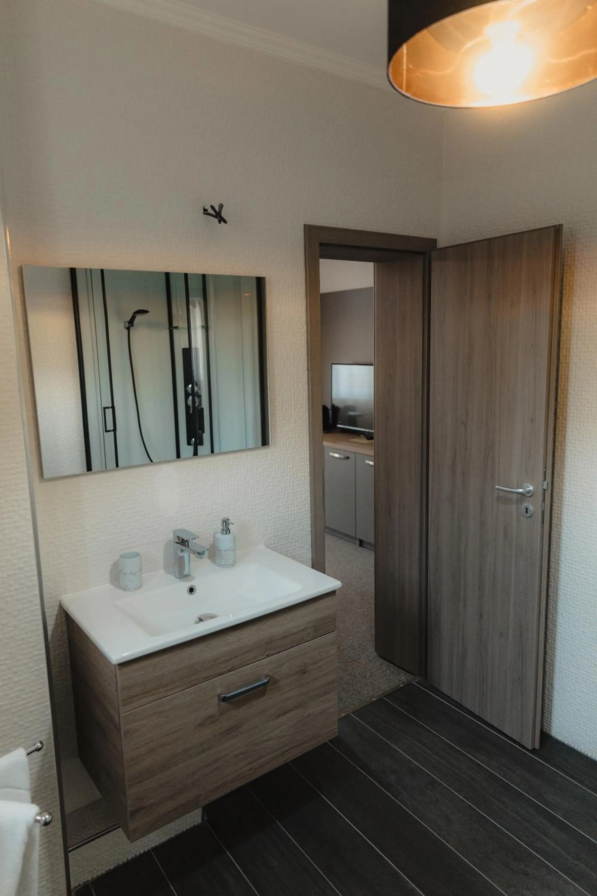 Bathroom in Family Fewo Sibiu
