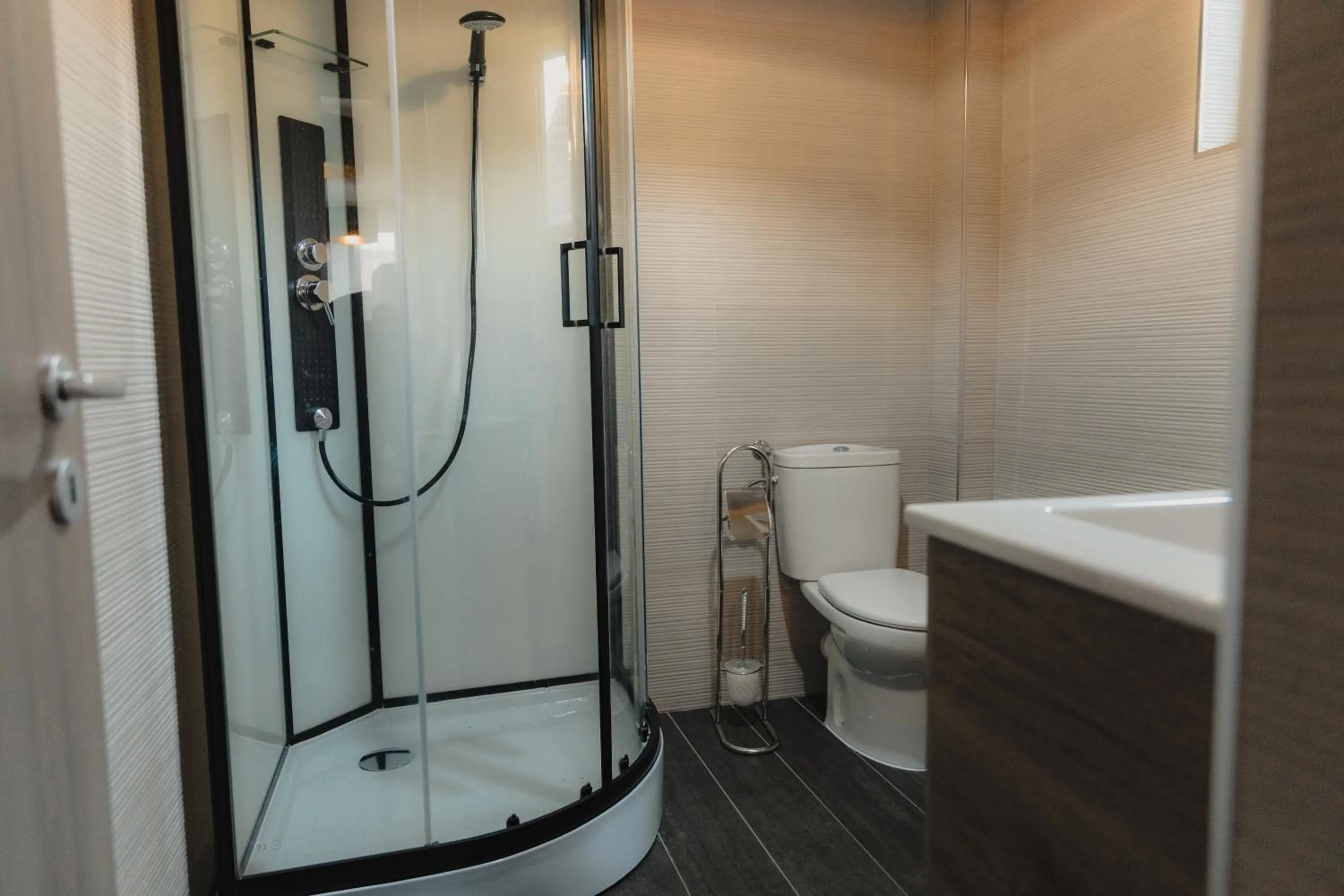Bathroom in Family Fewo Sibiu