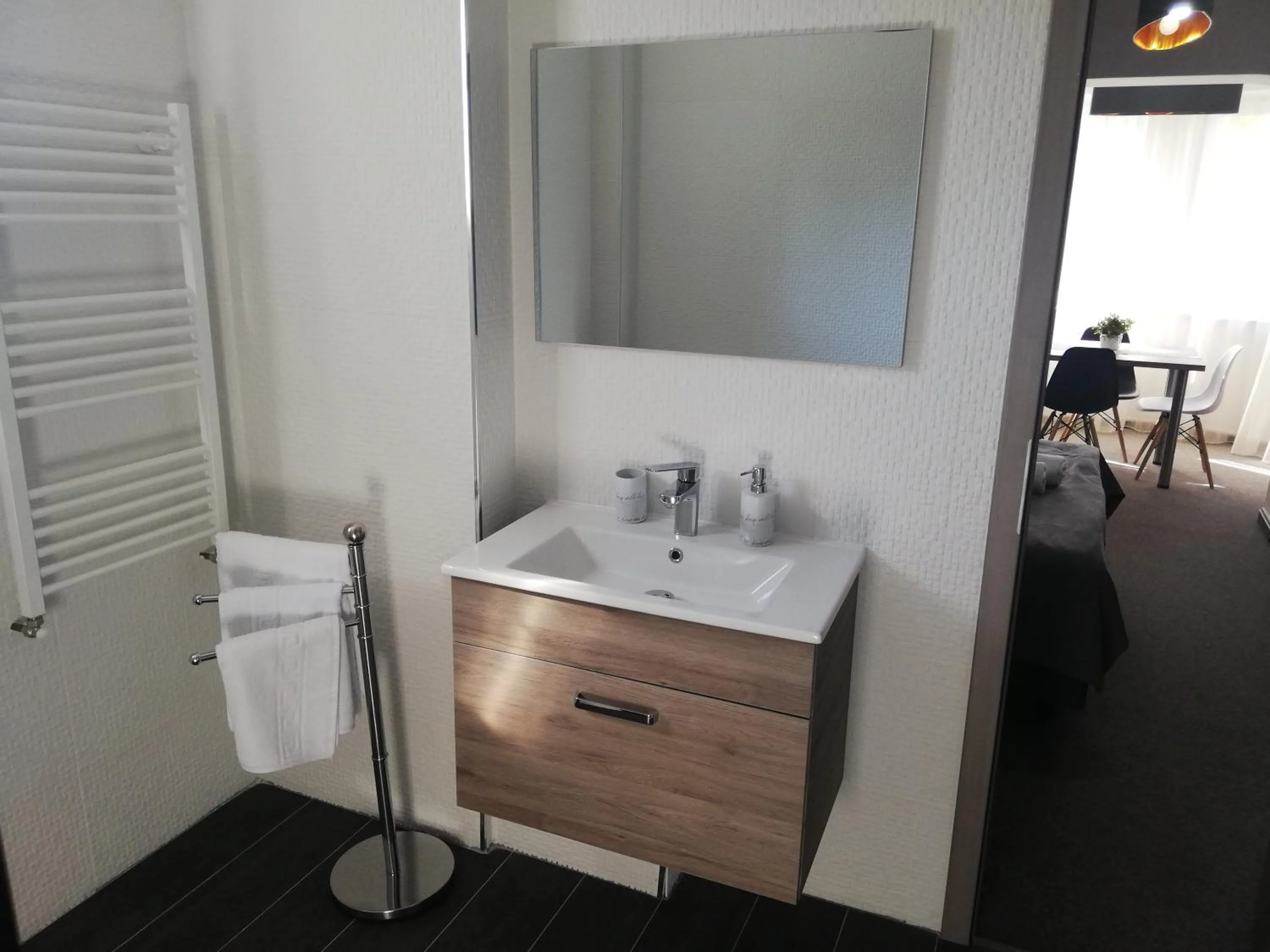 Bathroom in Family Fewo Sibiu