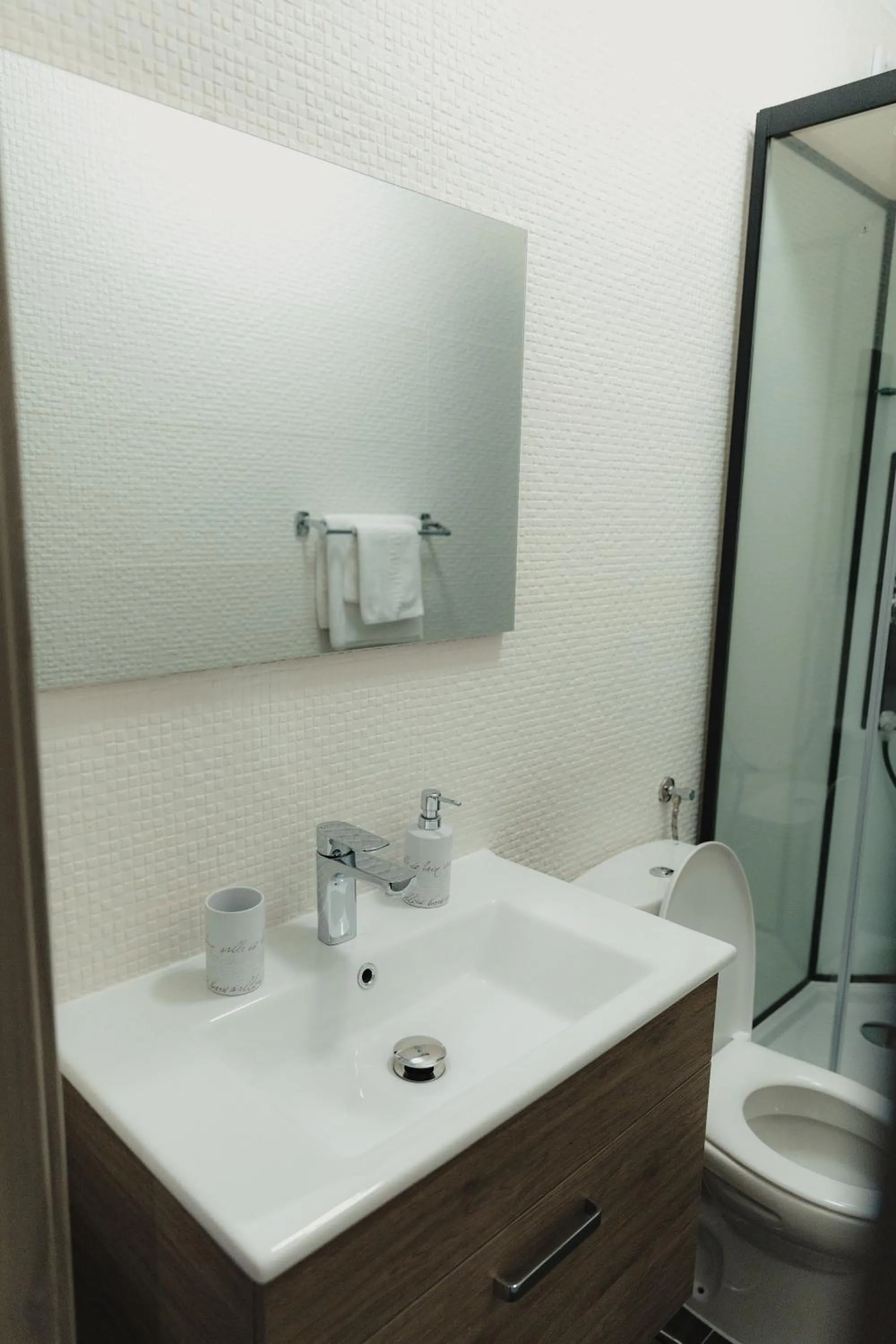 Bathroom in Family Fewo Sibiu