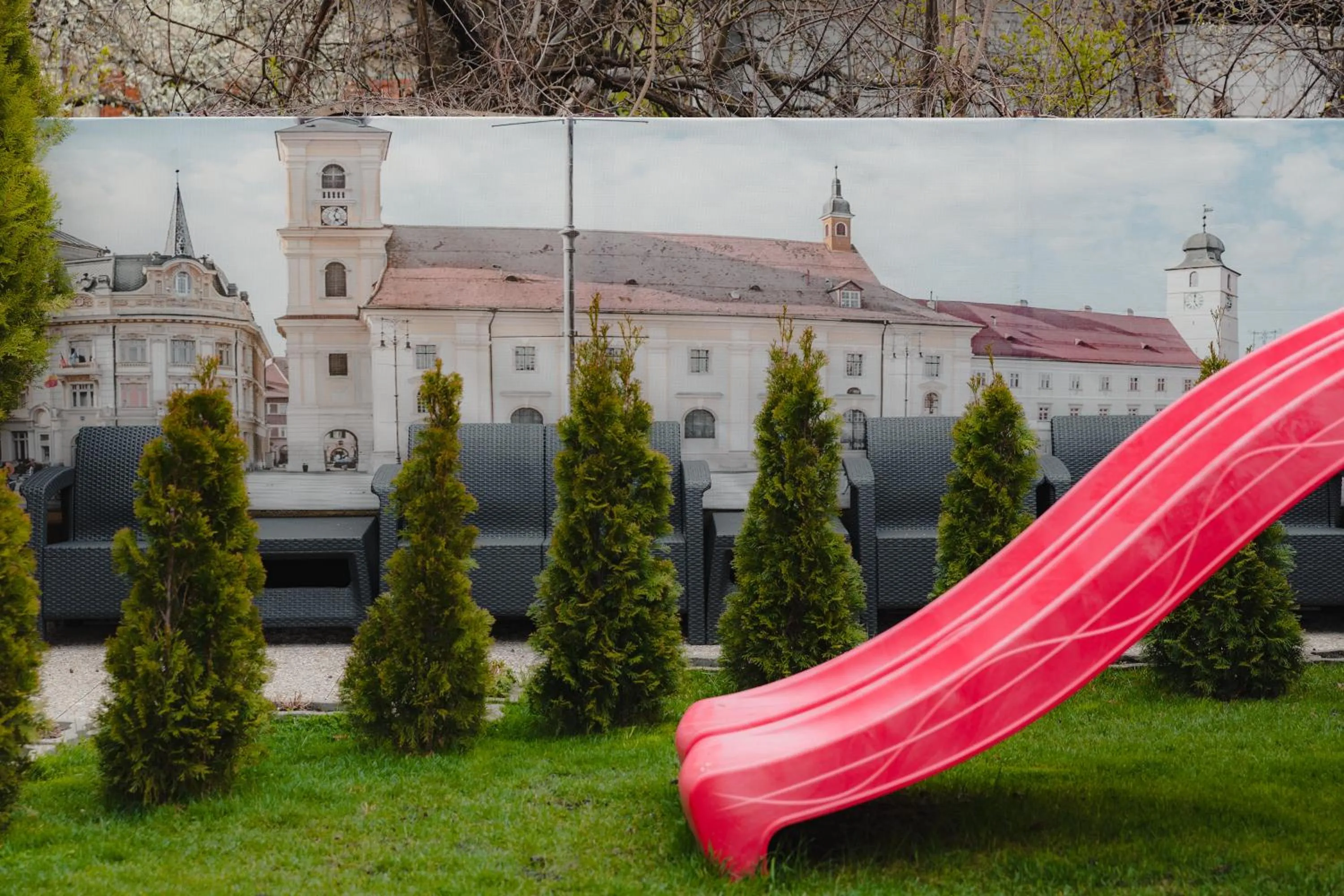 Children play ground in Family Fewo Sibiu