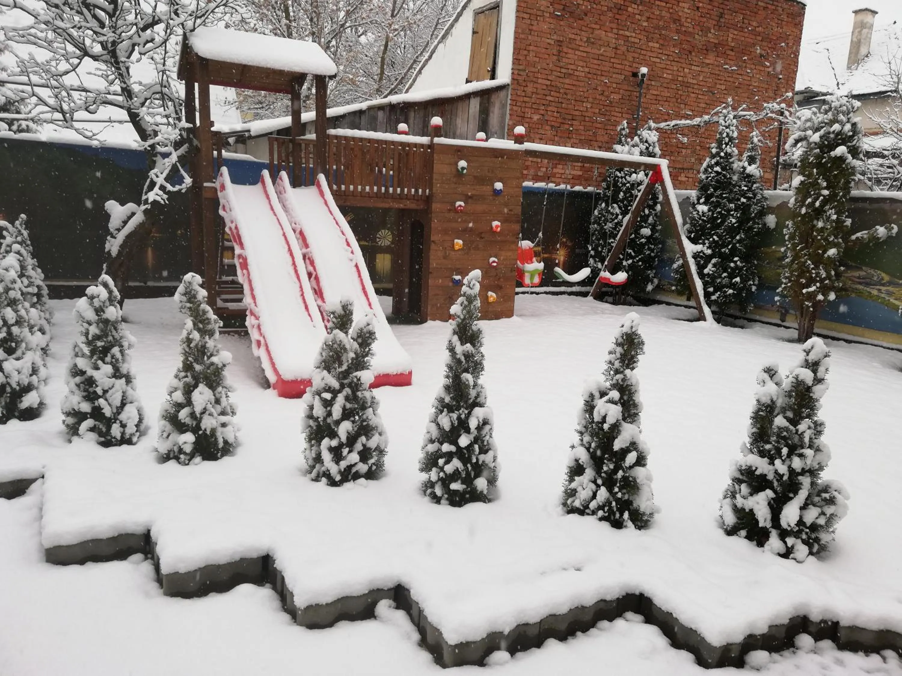 Winter in Family Fewo Sibiu