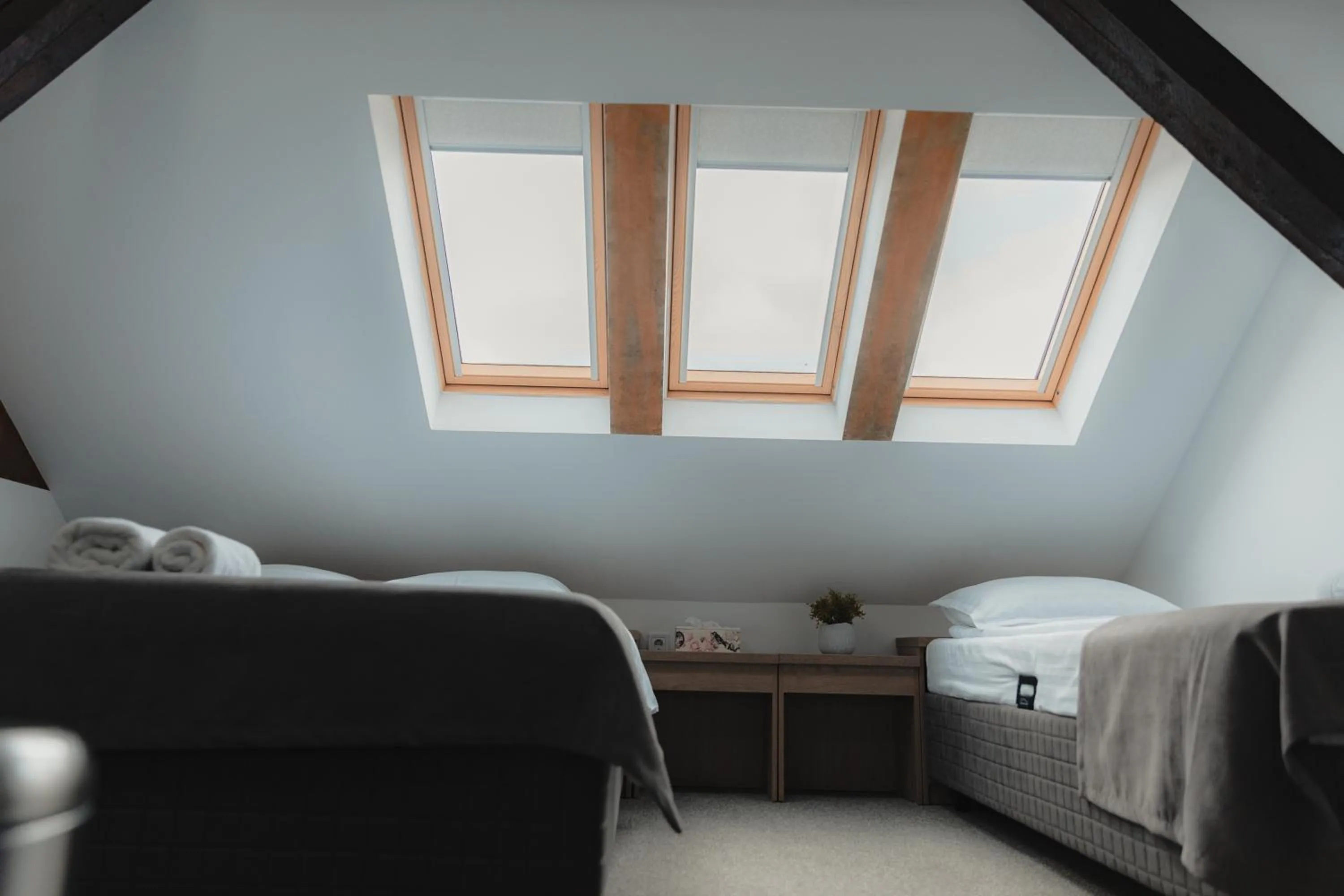 Photo of the whole room, Bed in Family Fewo Sibiu