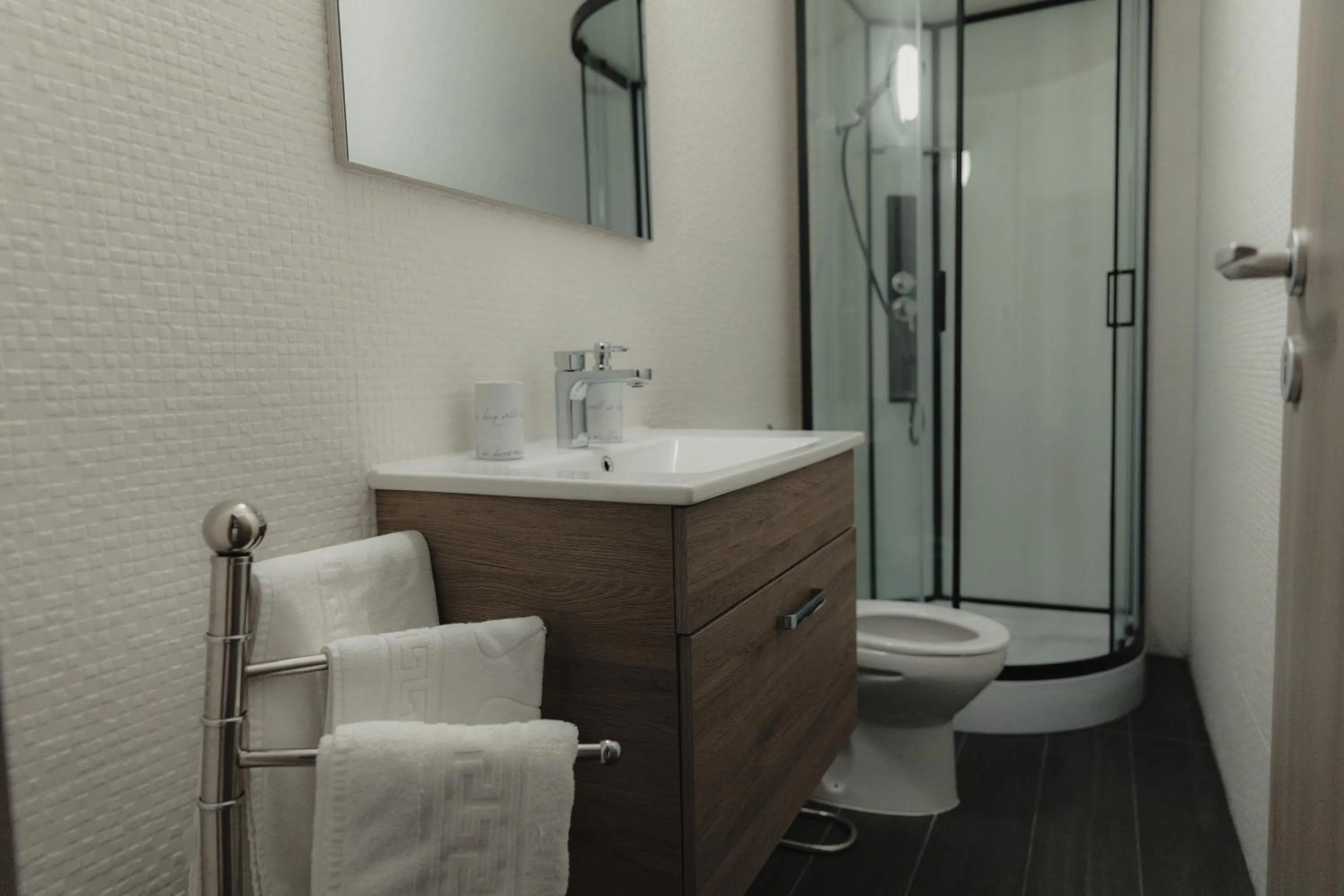 Bathroom in Family Fewo Sibiu