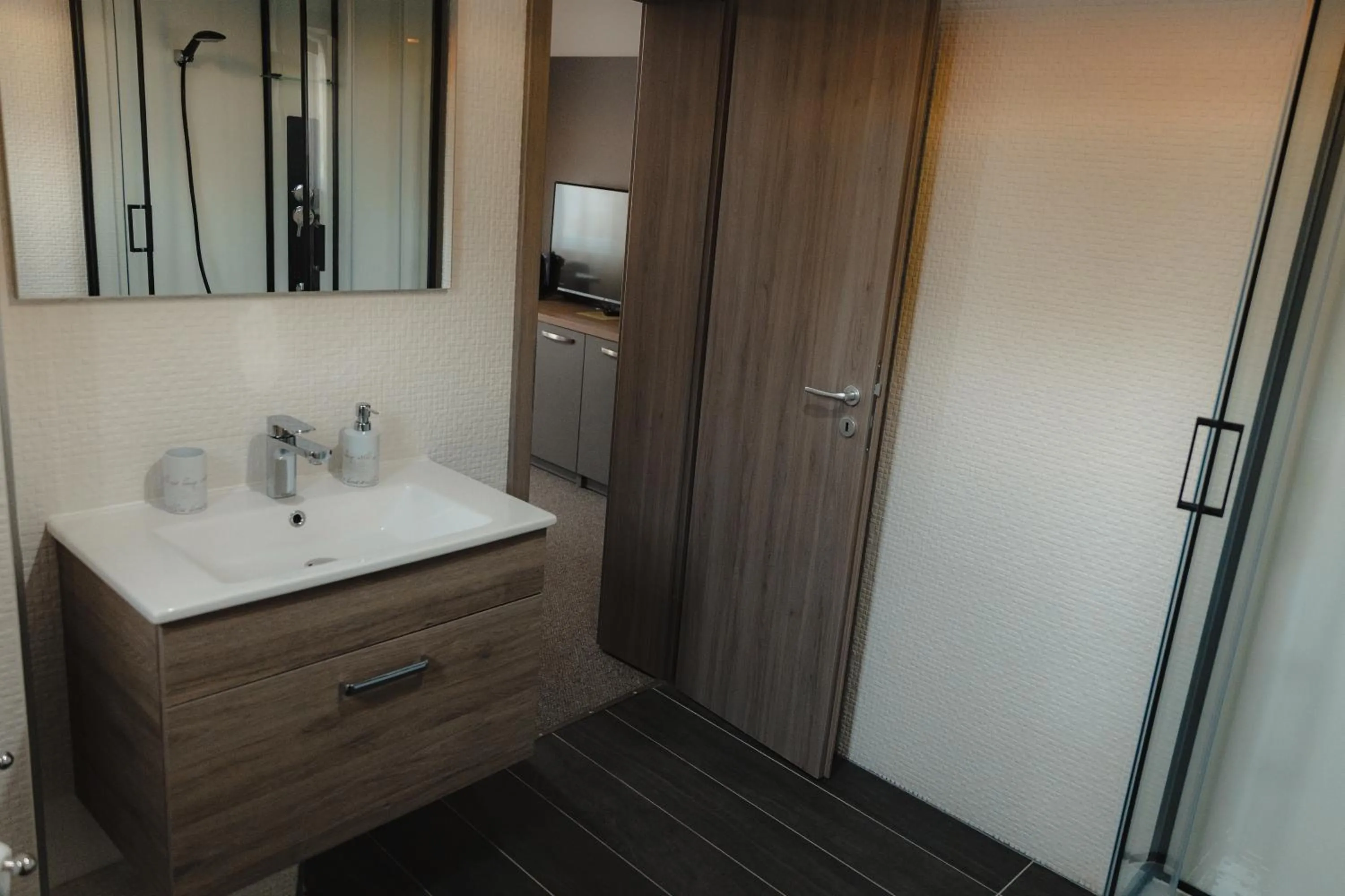 Bathroom in Family Fewo Sibiu