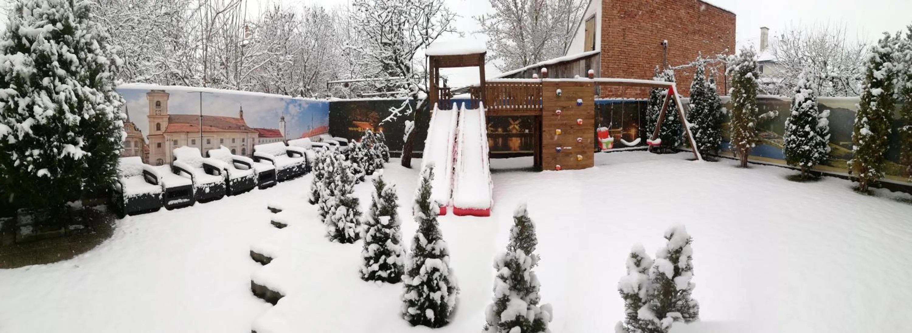 Winter in Family Fewo Sibiu