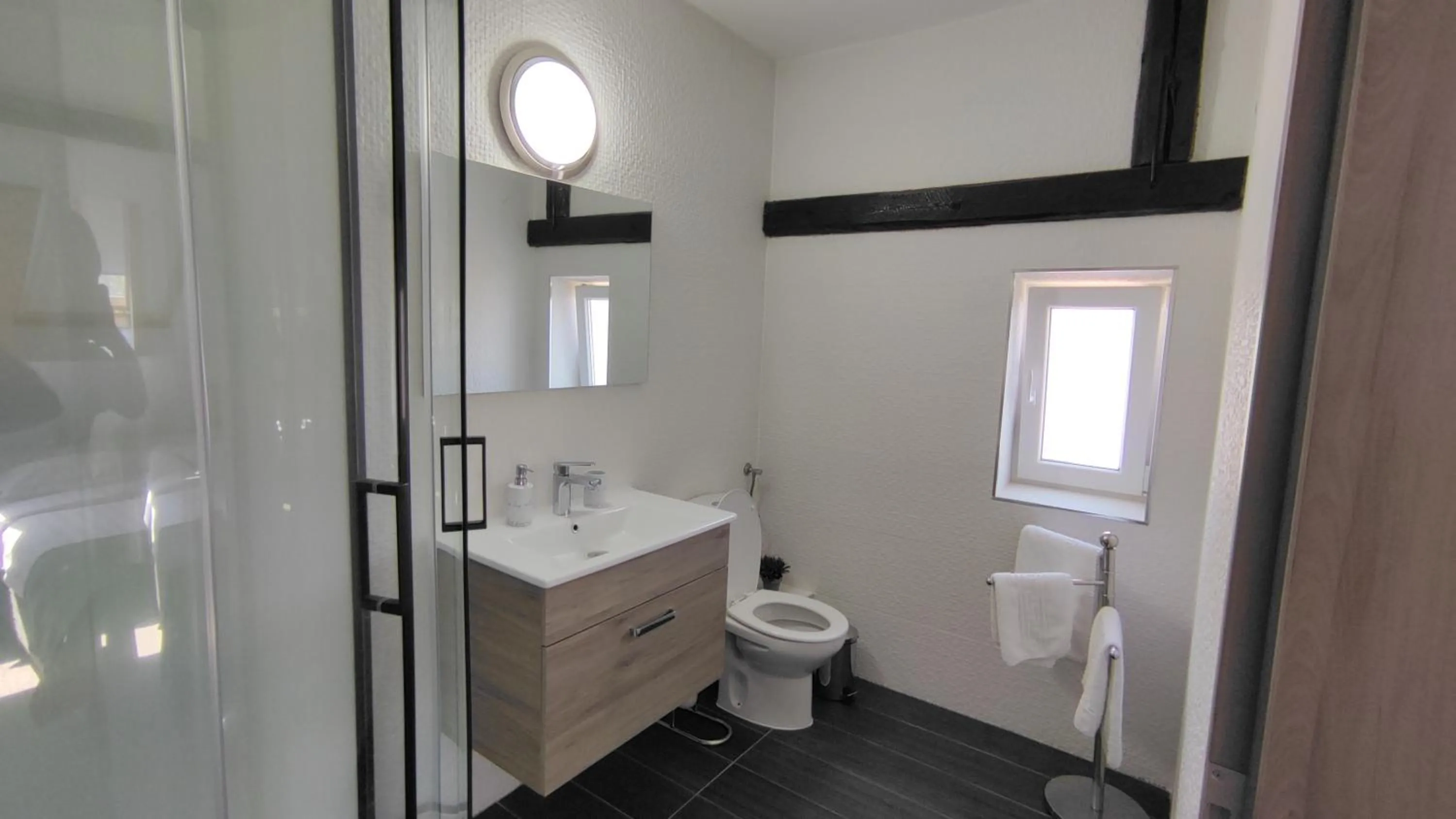 Bathroom in Family Fewo Sibiu