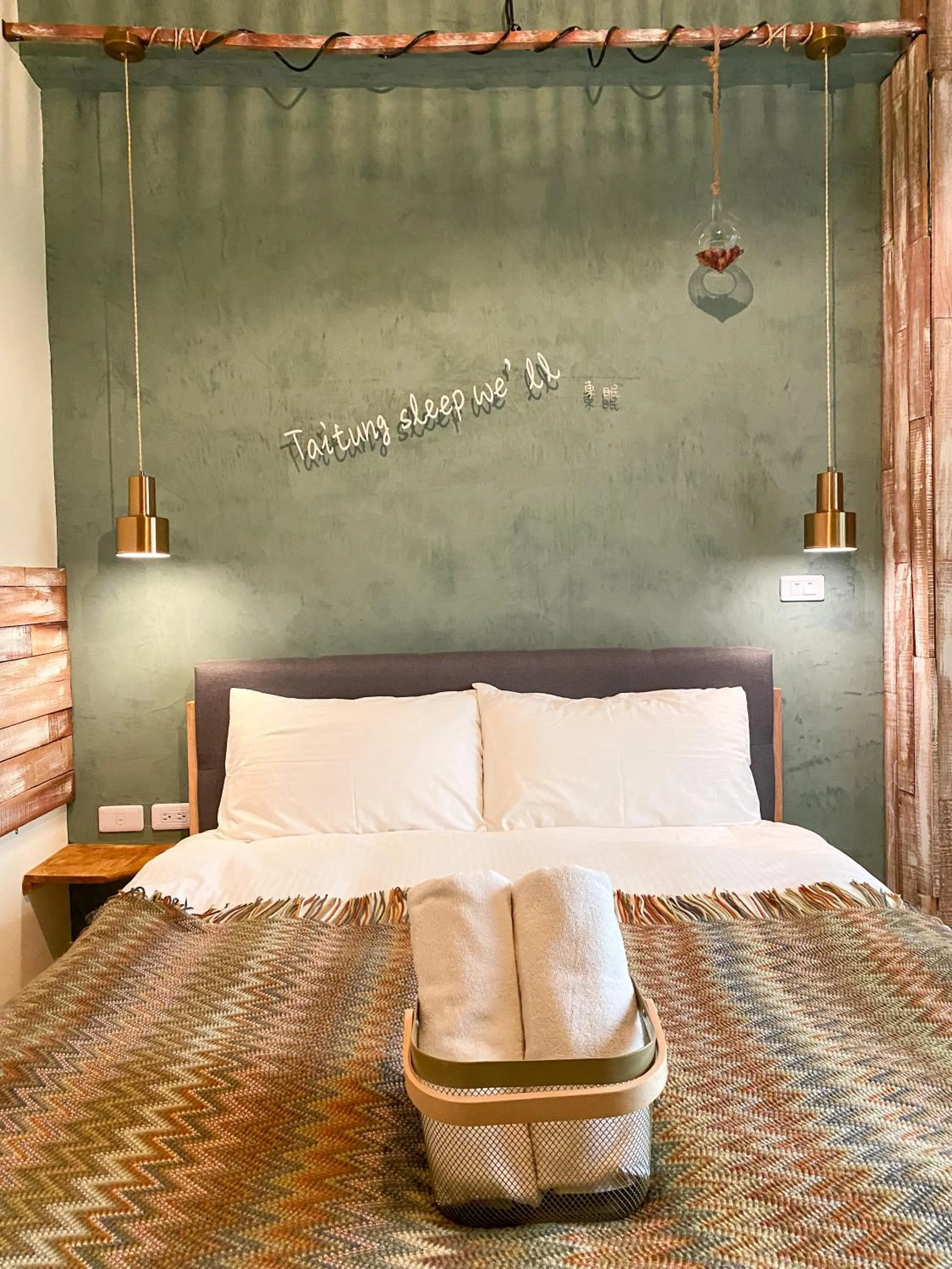Bed in 東眠 Taitung sleep well