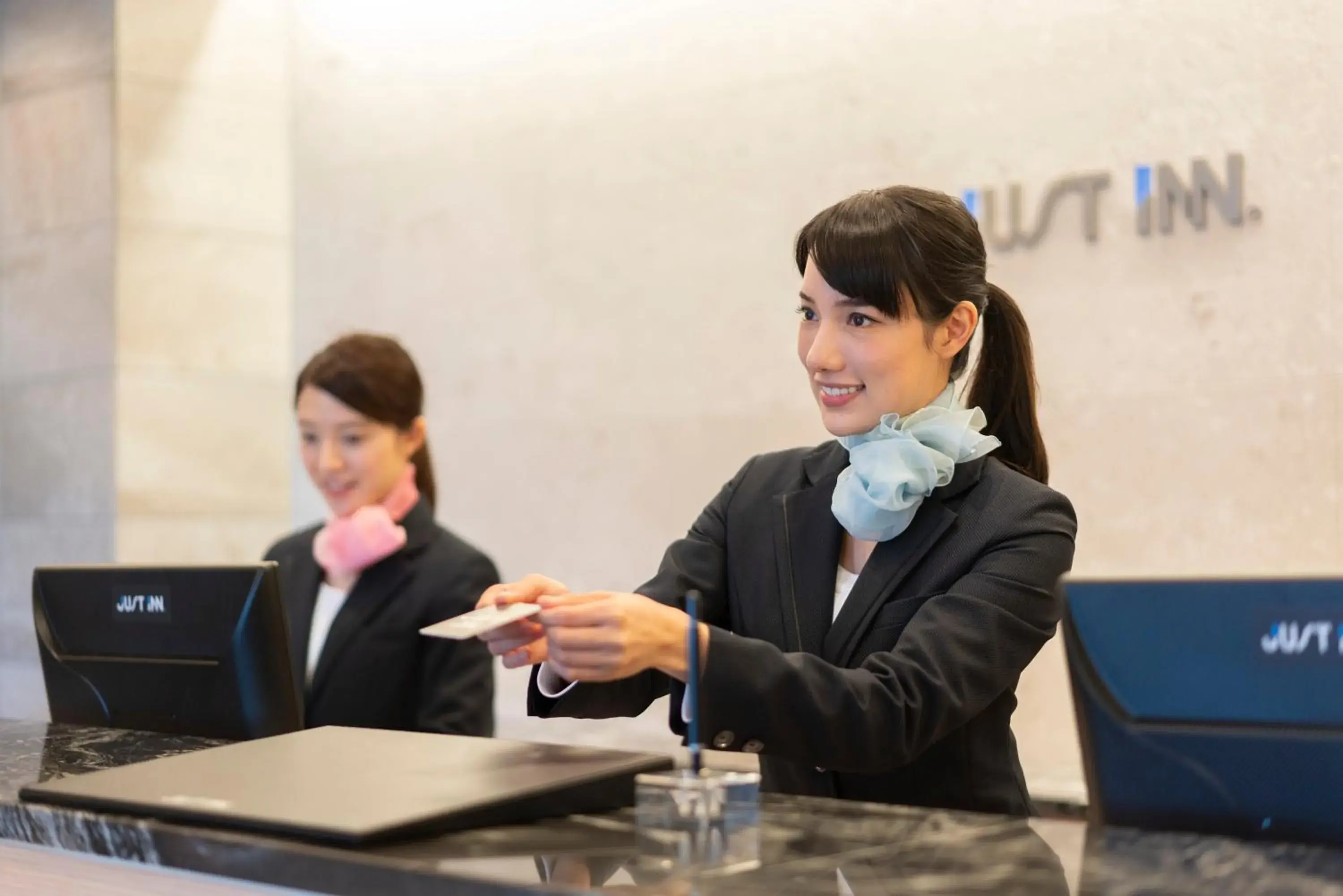 Lobby or reception in Just Inn Matsusaka Station Lobby or reception in Just Inn Matsusaka Station