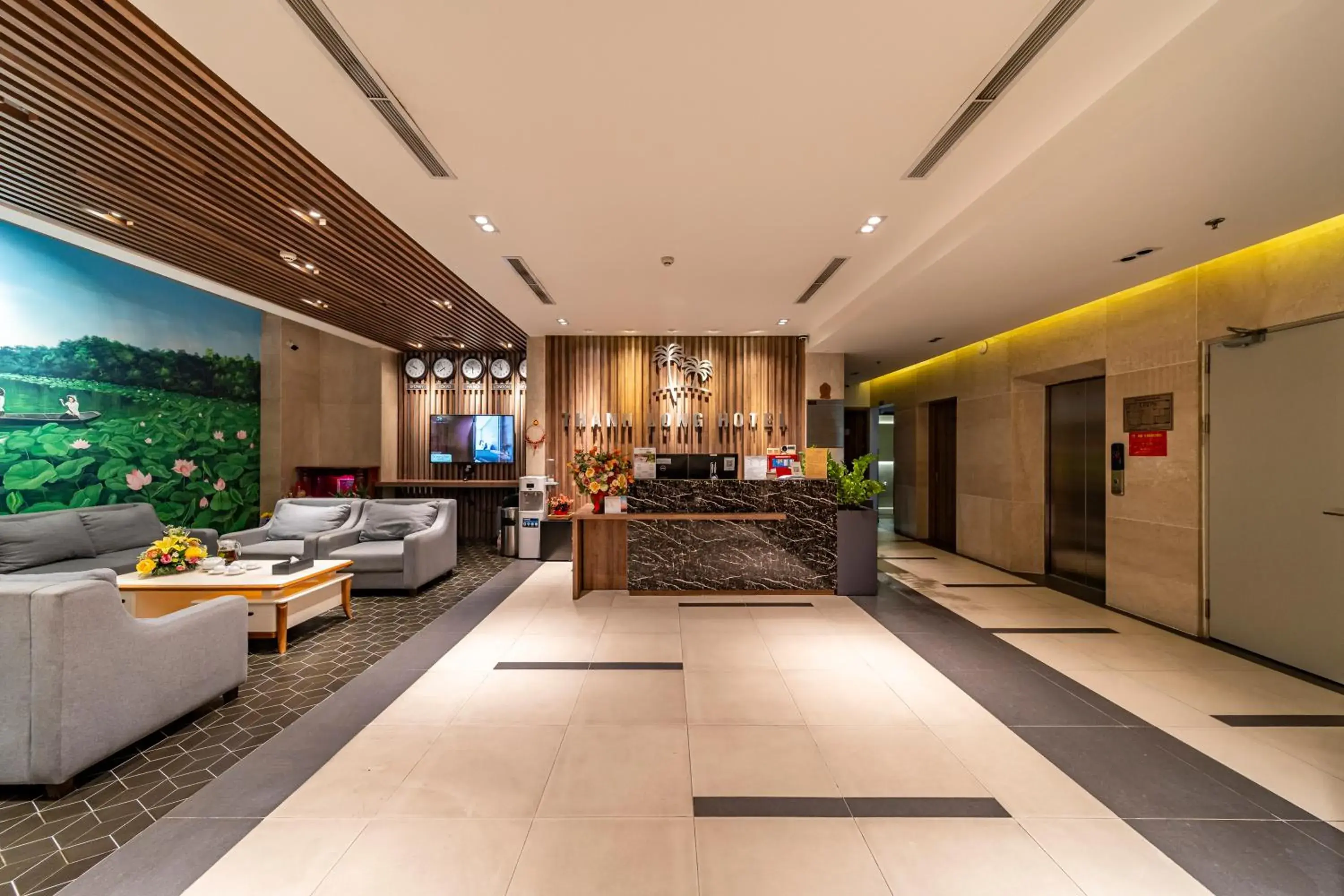 Lobby or reception in Thanh Long Hotel - Tra Khuc Lobby or reception in Thanh Long Hotel - Tra Khuc