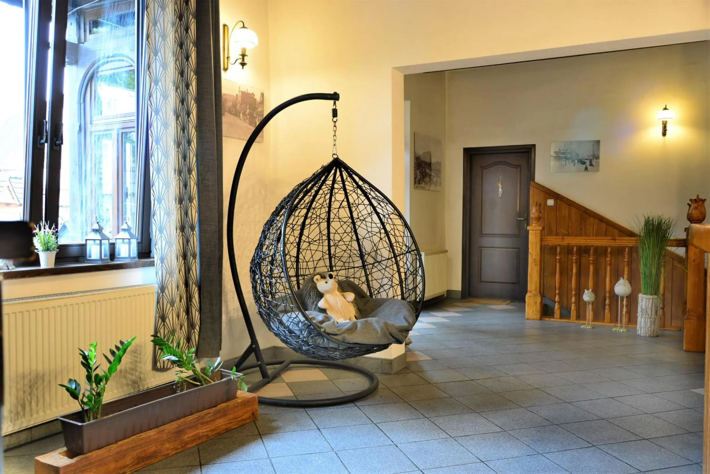 Lobby or reception in Czarna Willa