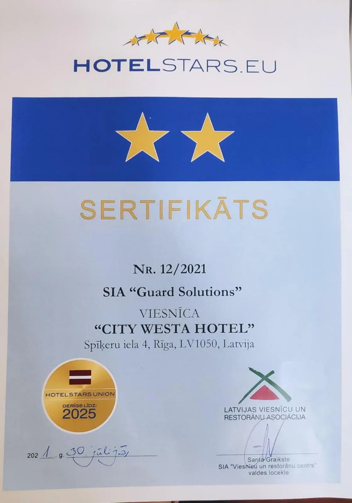 Property building in City Westa Hotel