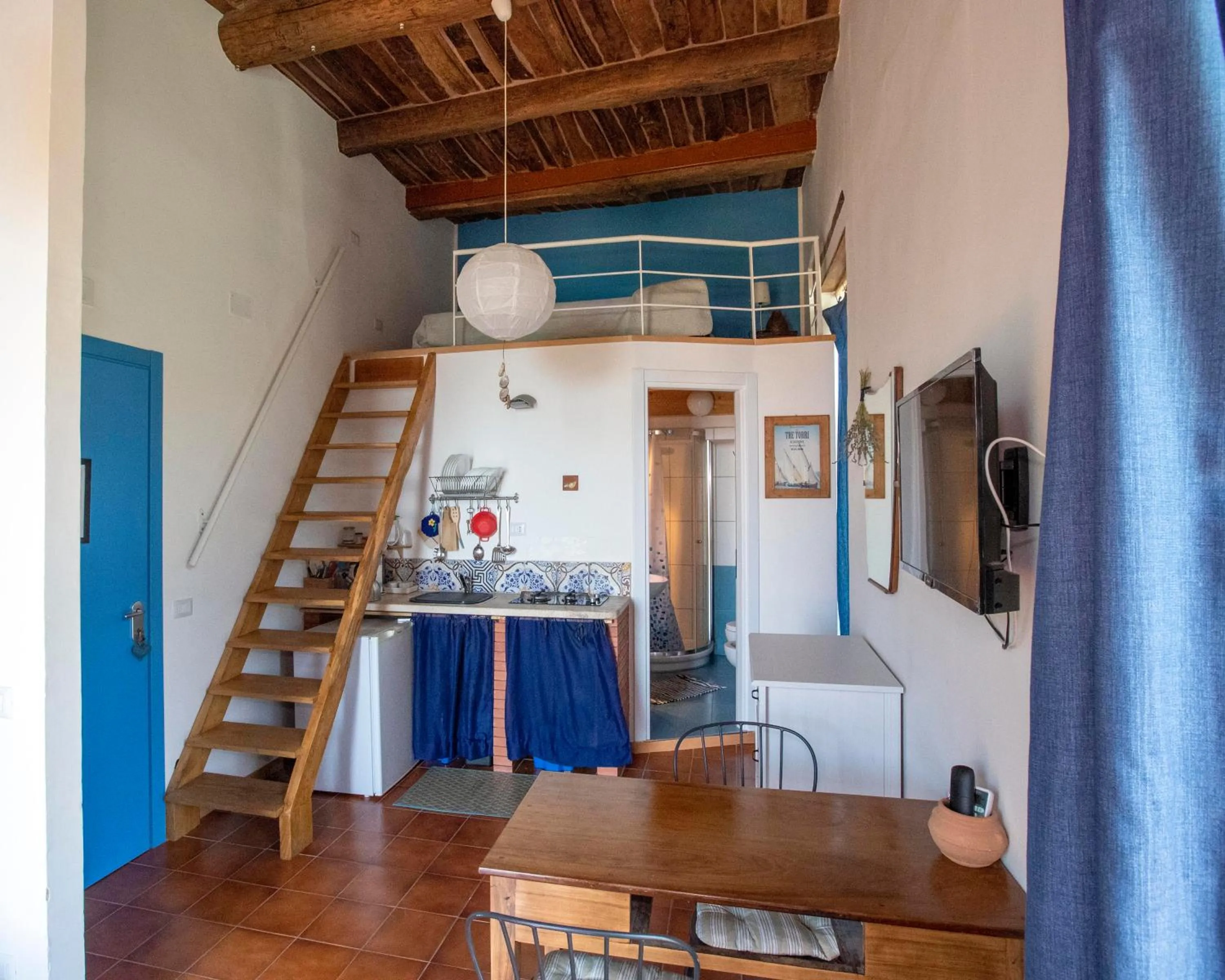 Bed in La Casa sul Blu Albergo Diffuso