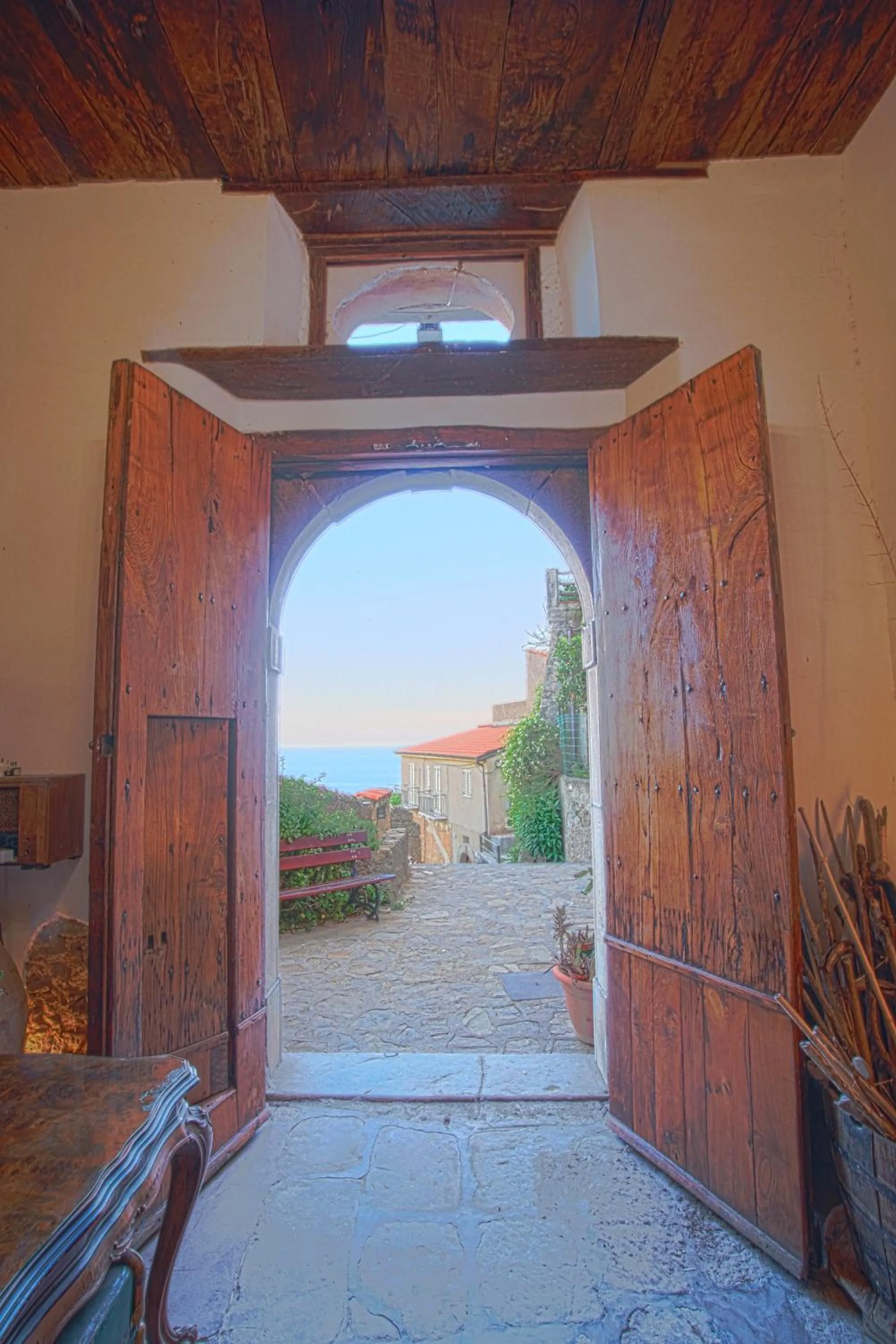 Lobby or reception in La Casa sul Blu Albergo Diffuso
