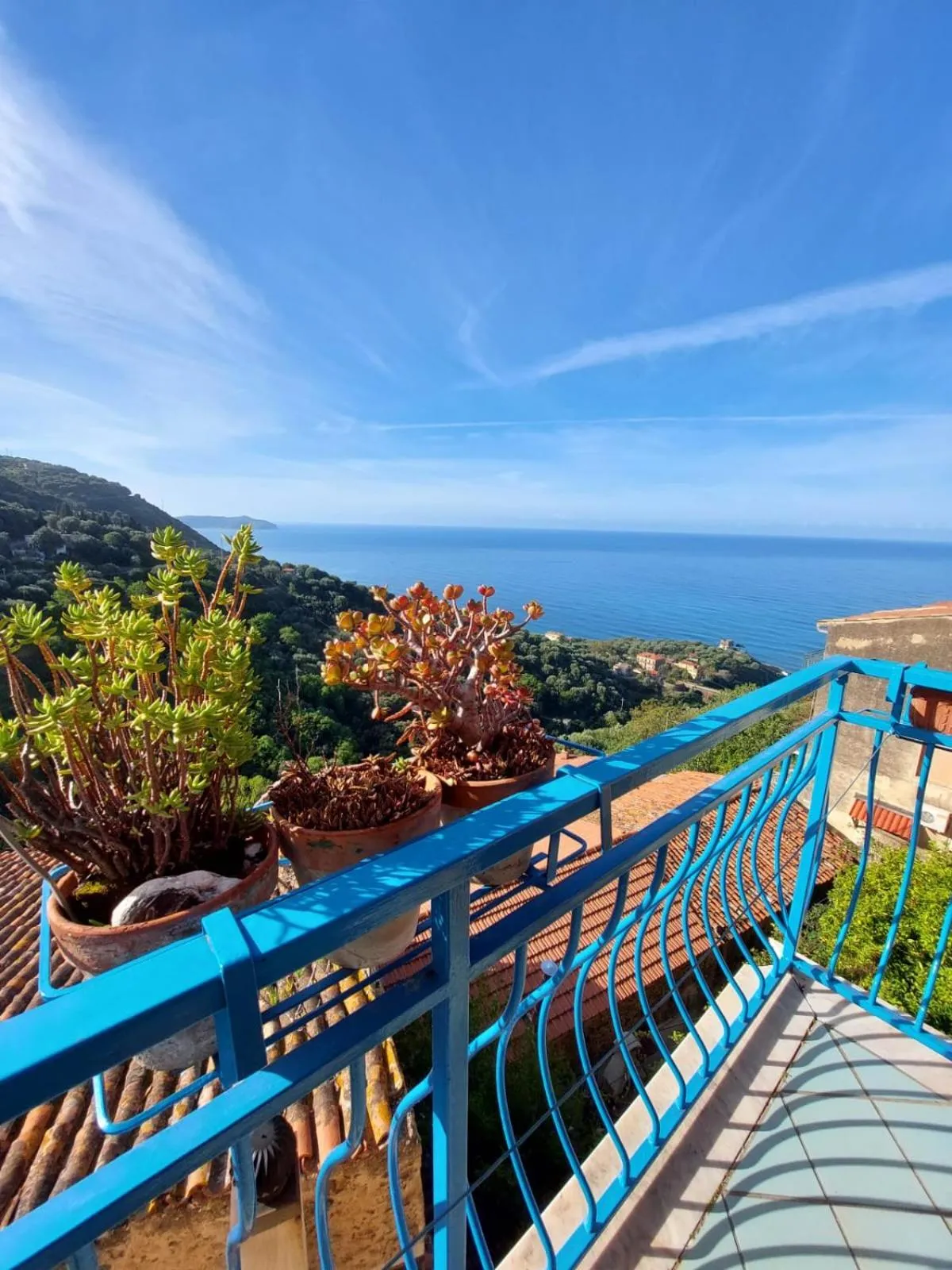 Balcony/Terrace in La Casa sul Blu Albergo Diffuso