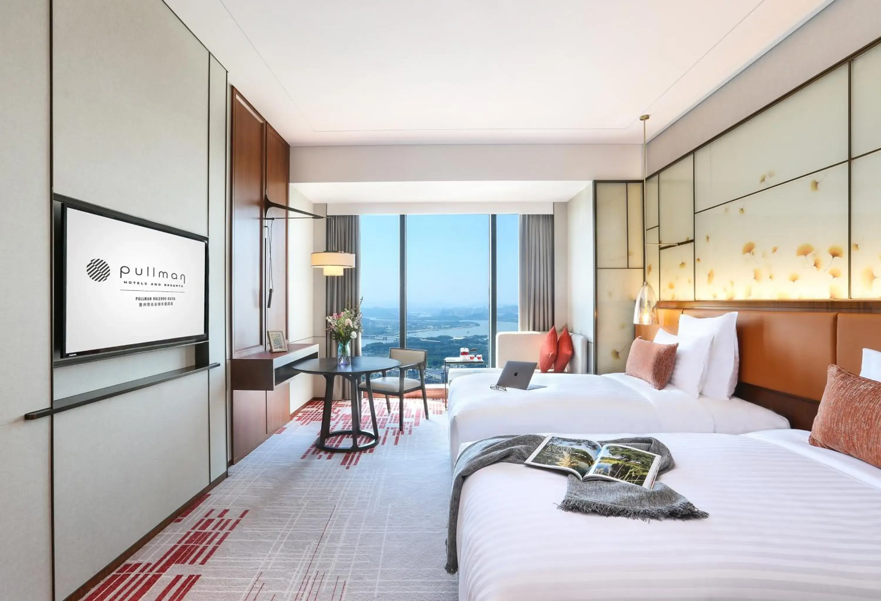 Deluxe Twin Room with City View - High Floor in Pullman Huizhou Kaisa Deluxe Twin Room with City View - High Floor in Pullman Huizhou Kaisa