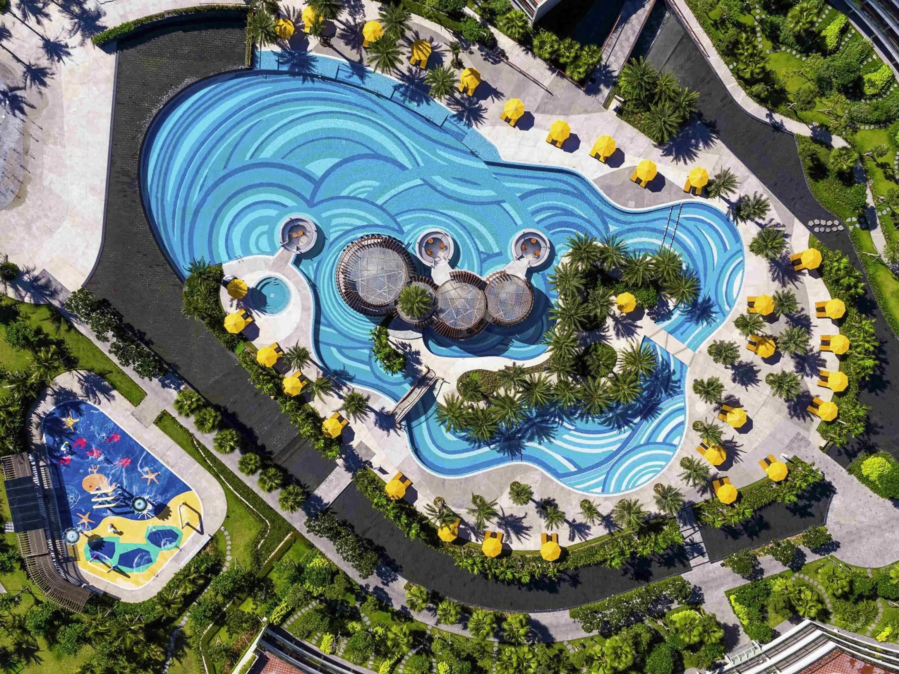 Pool view in Pullman Phu Quoc Beach Resort