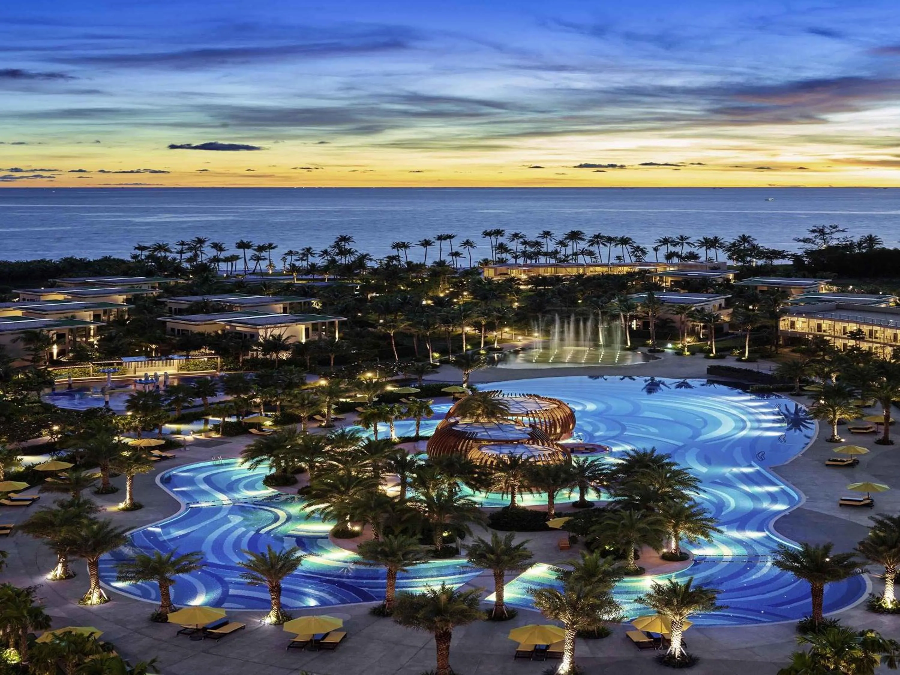 Pool view in Pullman Phu Quoc Beach Resort