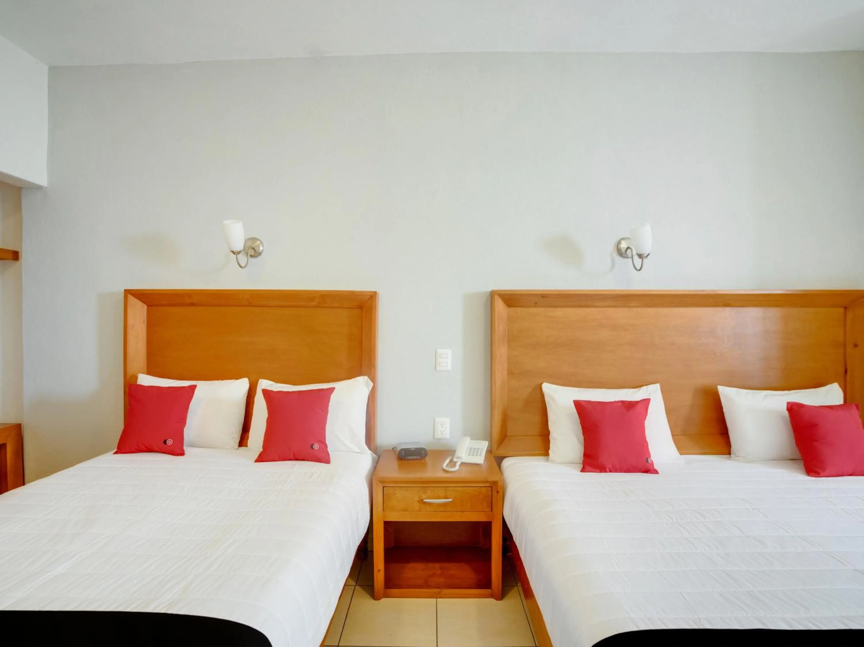 Bedroom, Bed in Hotel Patzcuaro