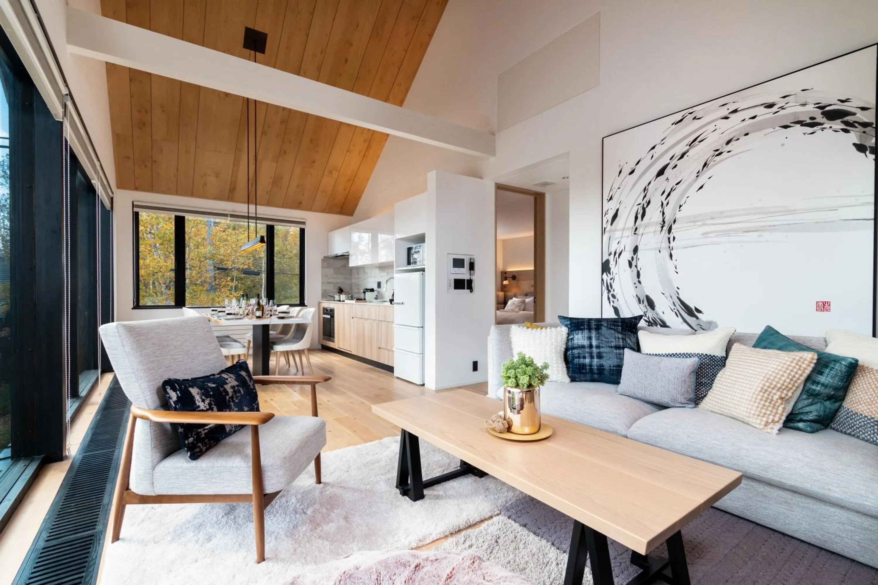 Living room in Koa Niseko