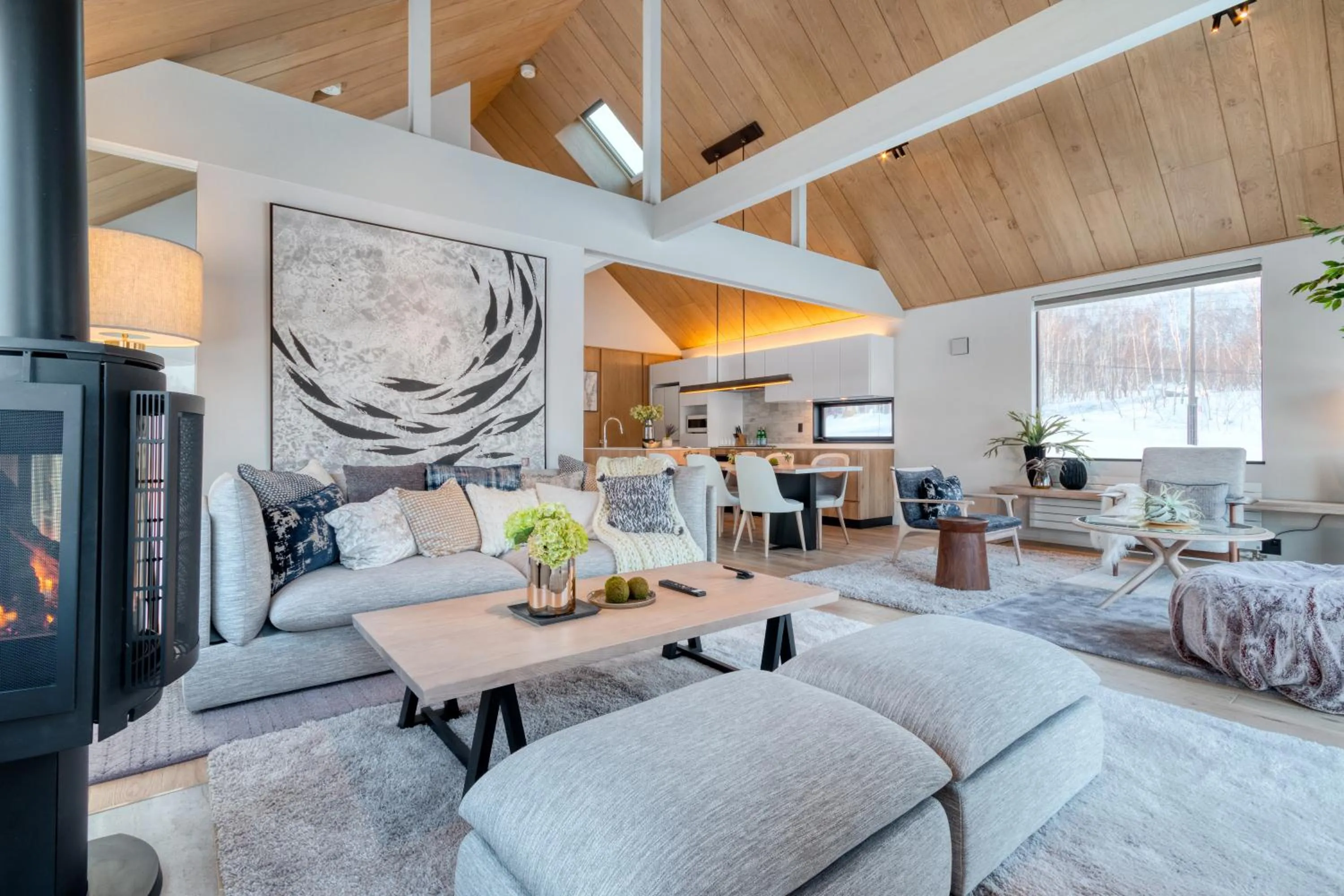 Living room in Koa Niseko