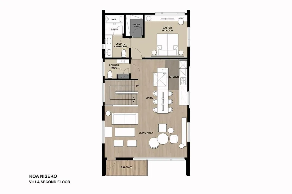Floor plan in Koa Niseko