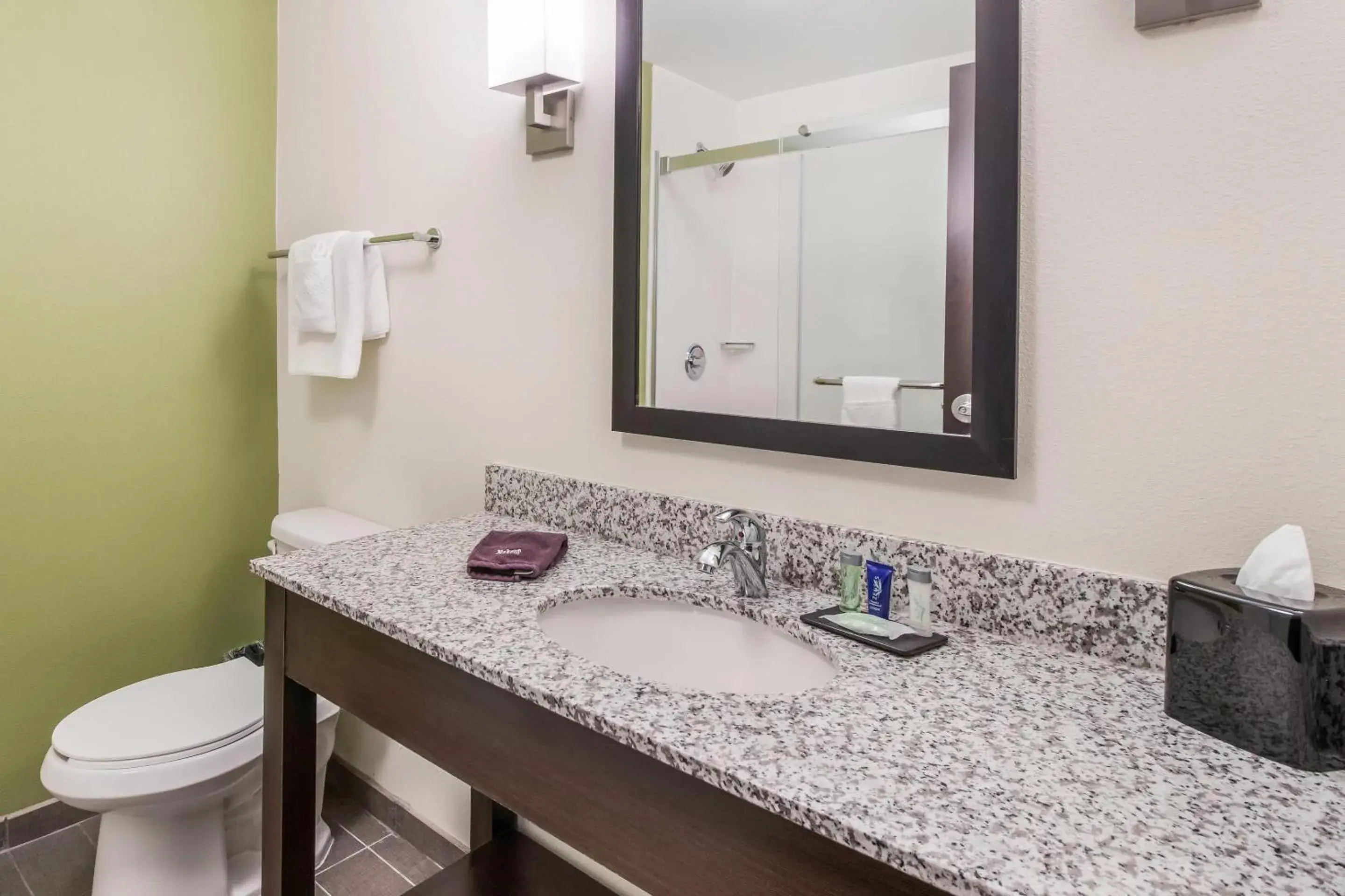 Bedroom in Sleep Inn at Discovery Park of America Bedroom in Sleep Inn at Discovery Park of America