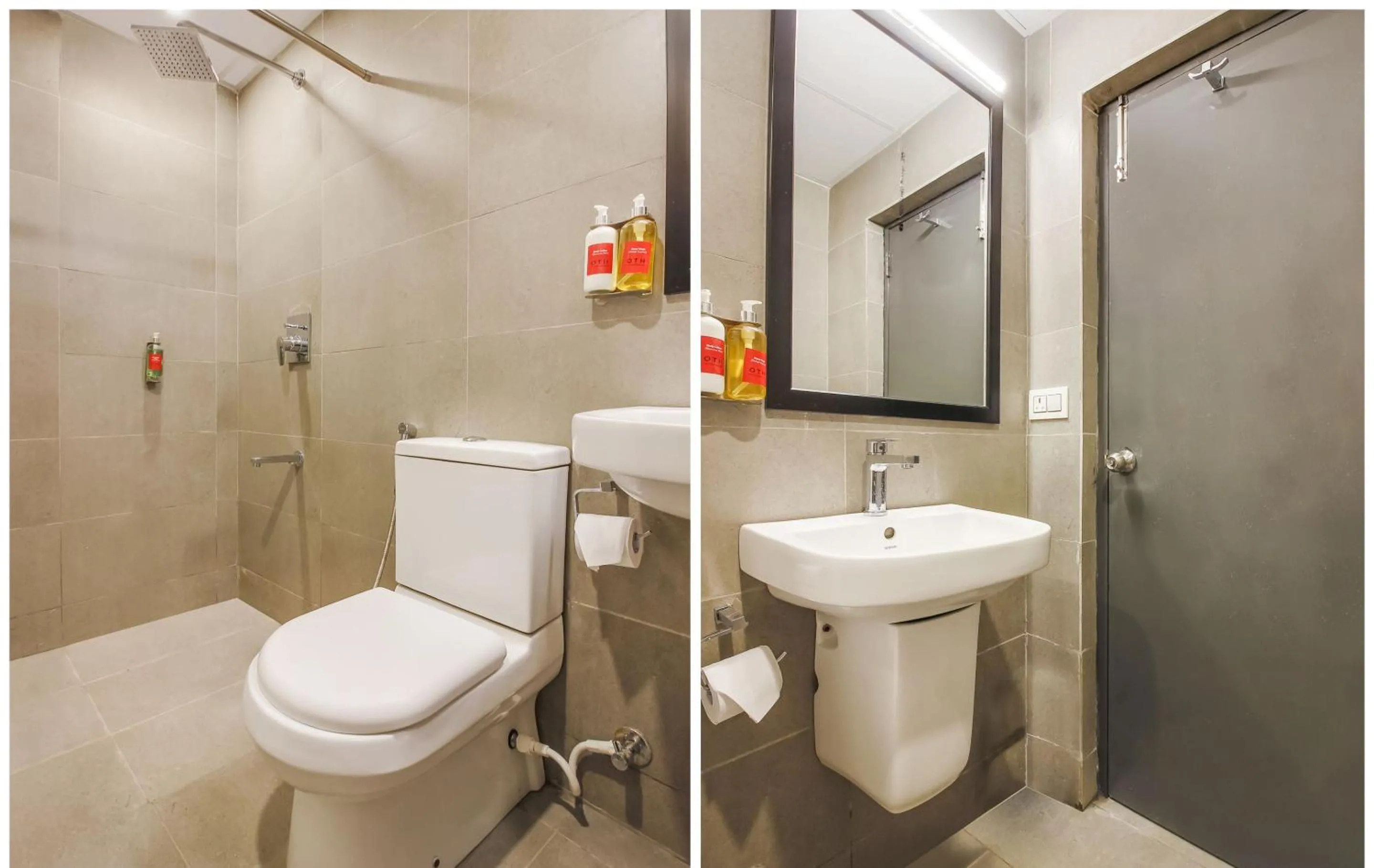 Bathroom in Super Townhouse THE CINCO HOTEL NEAR ESI HOSPITAL ( SR NAGAR)