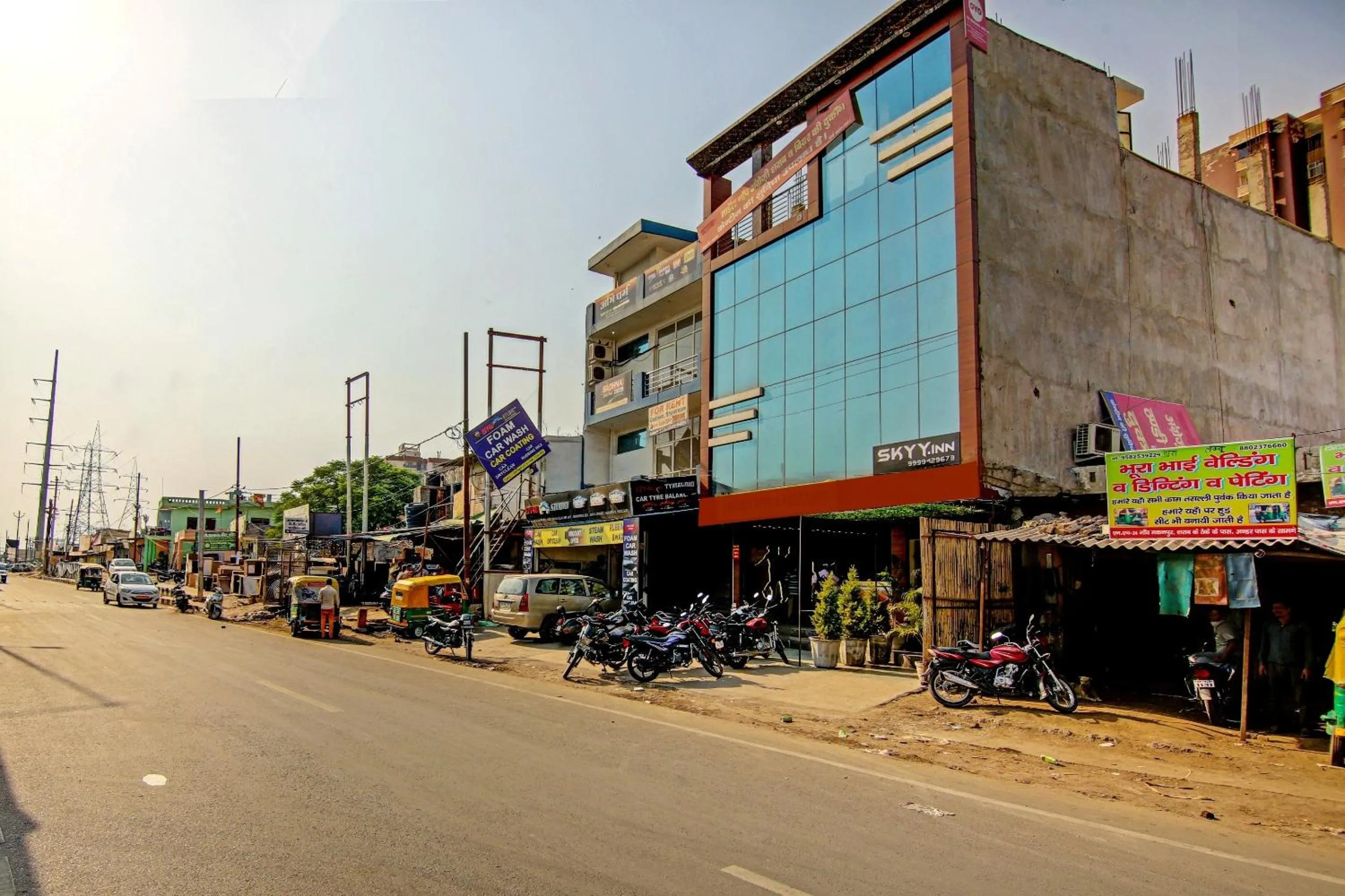 Facade/entrance in Hotel O SKY INN