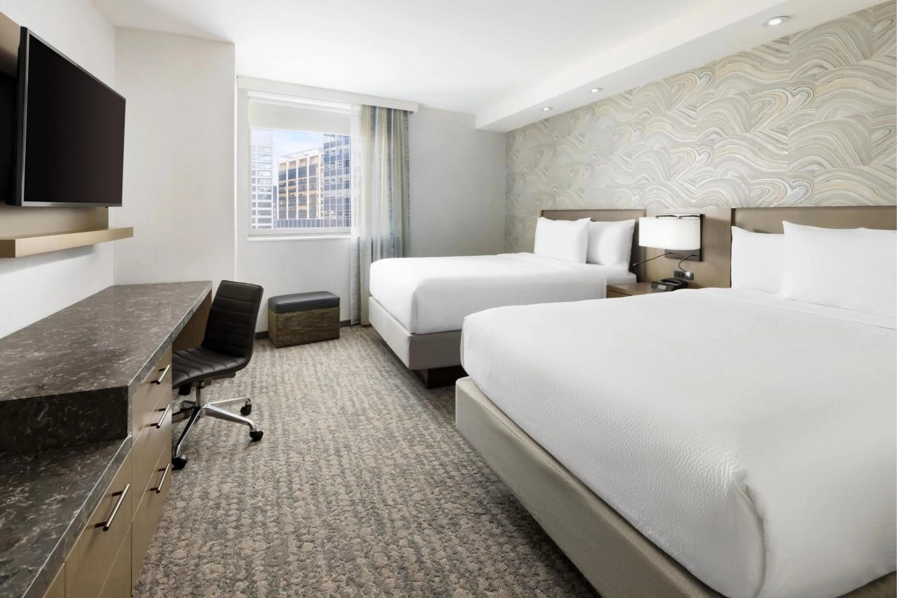 Photo of the whole room, Bed in Residence Inn New York Downtown Manhattan/Financial District