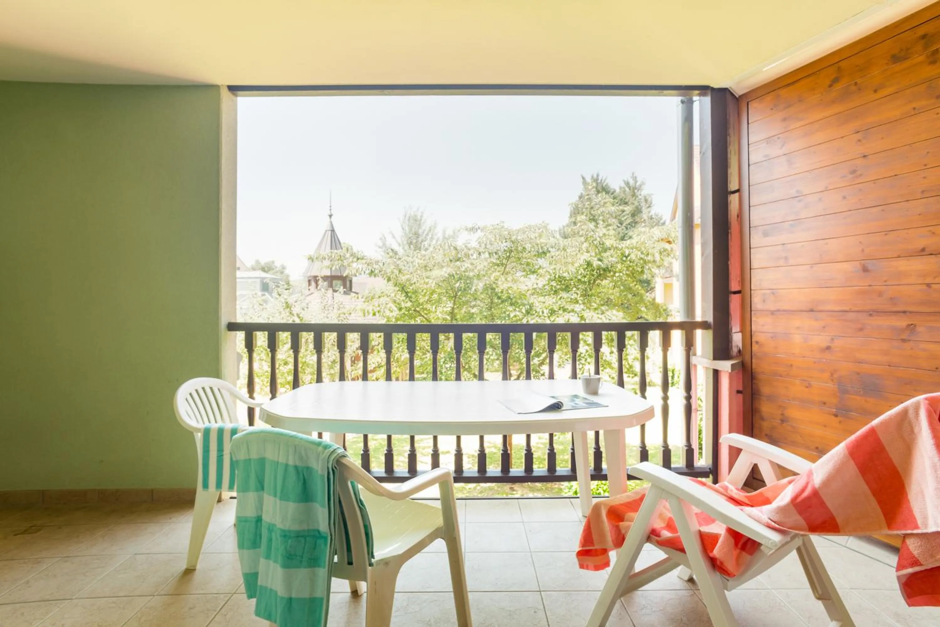 Patio in Résidence Pierre & Vacances Le Clos d'Eguisheim