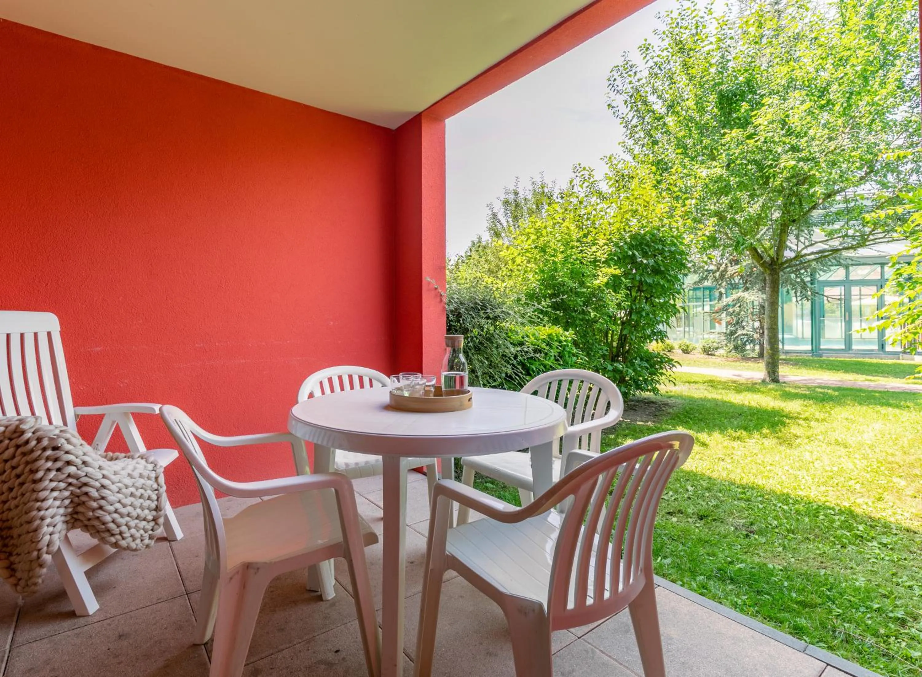 Patio in Résidence Pierre & Vacances Le Clos d'Eguisheim