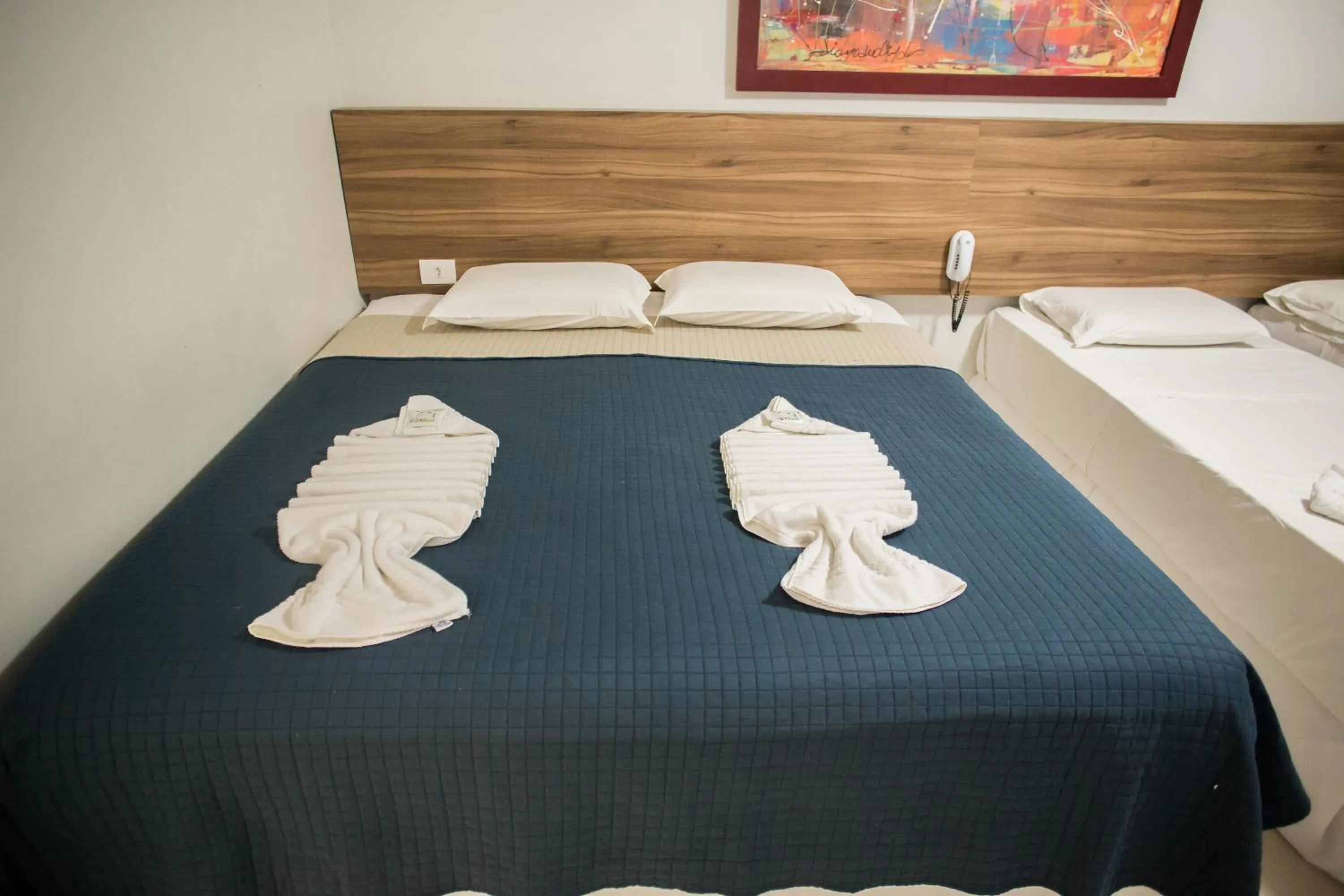 Bed in Pousada Orla dos Corais