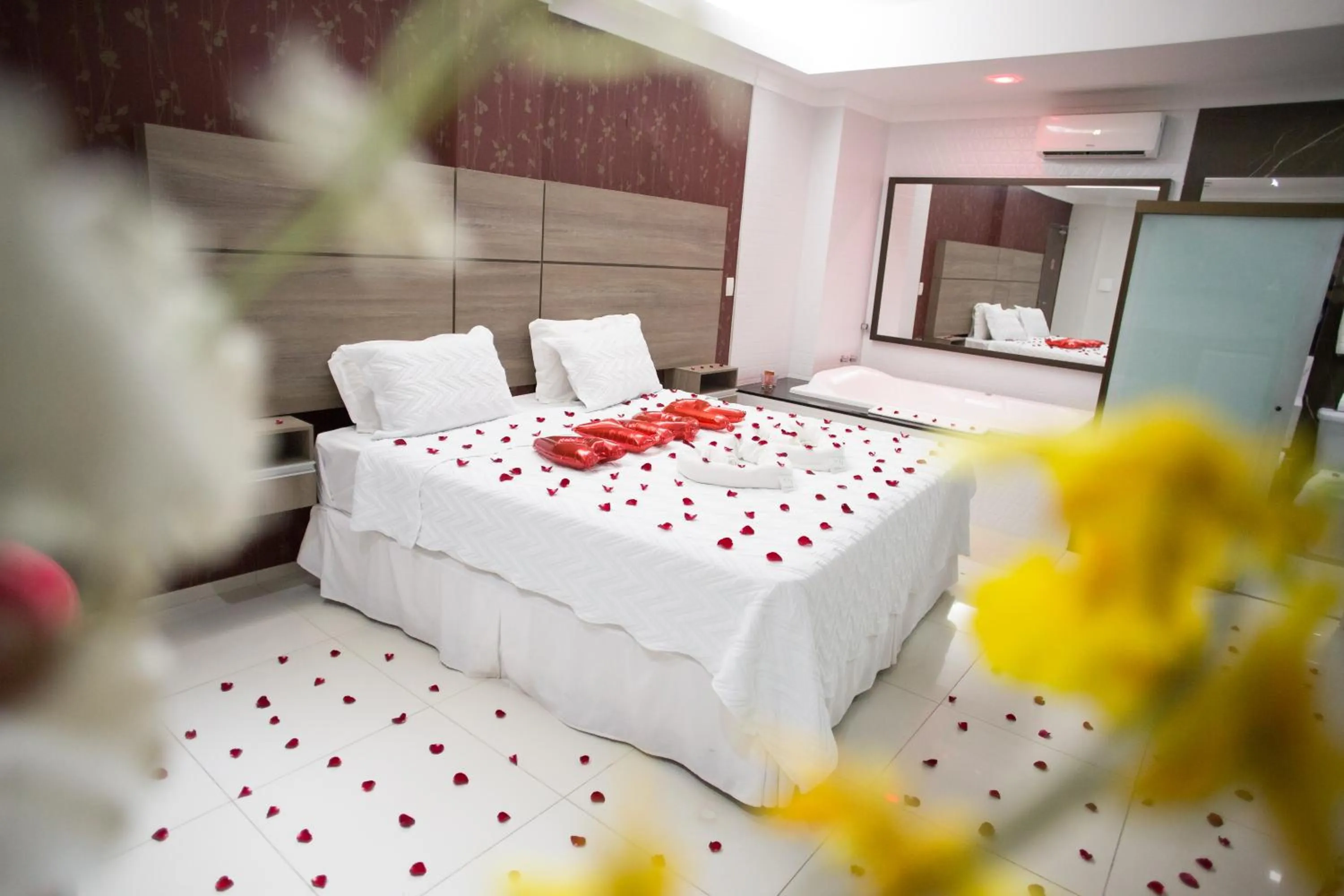 Bed in Pousada Orla dos Corais