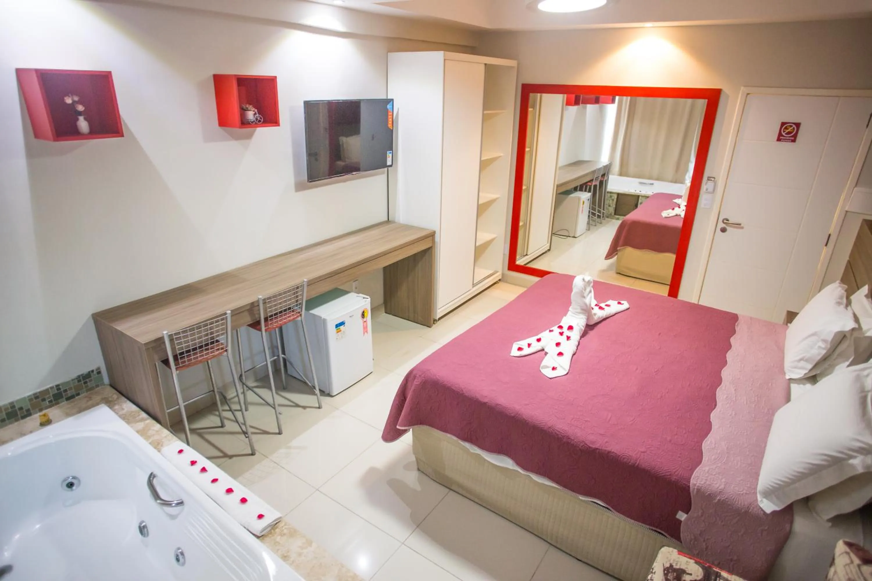 Bed in Pousada Orla dos Corais