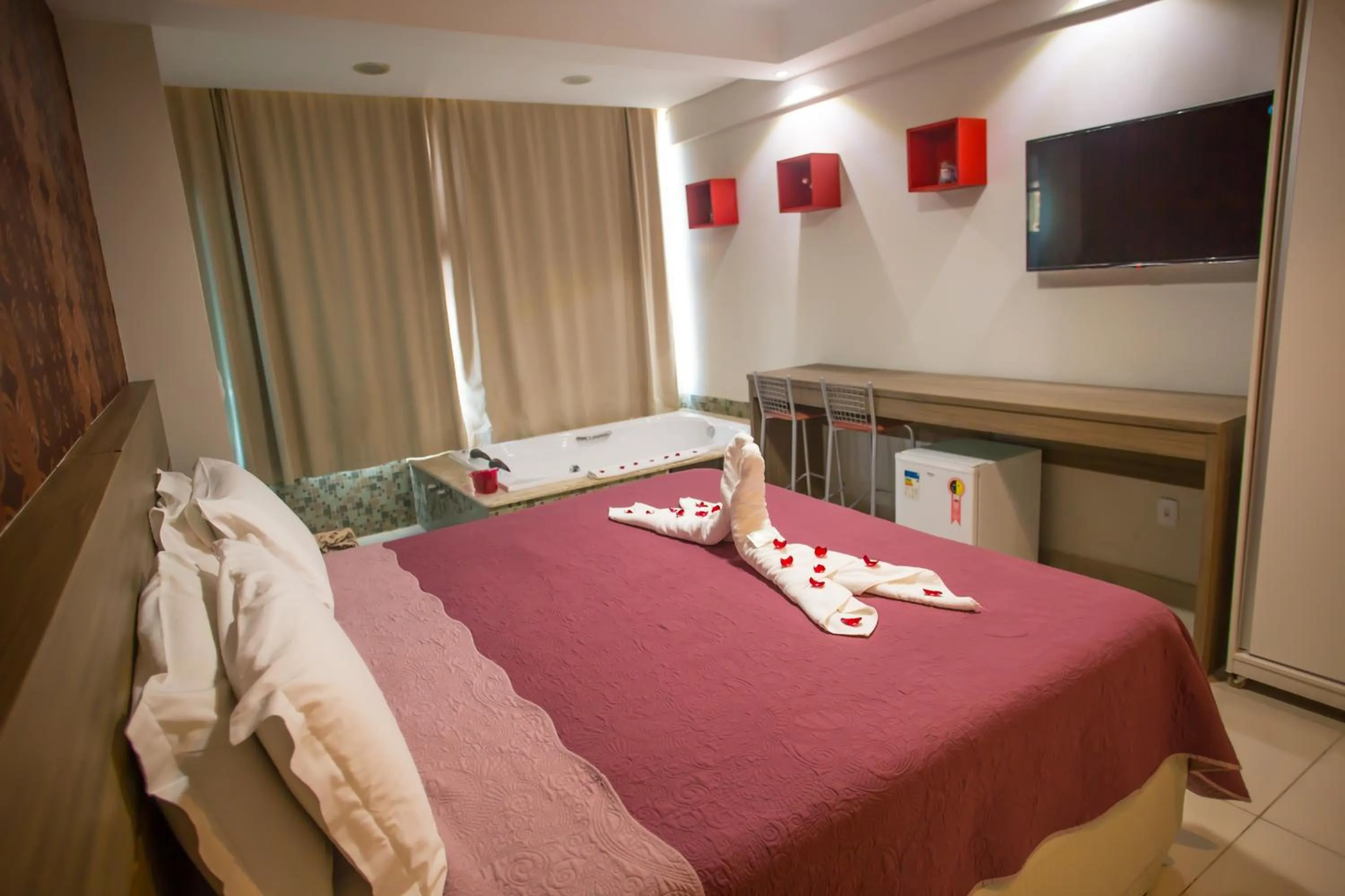 Bed in Pousada Orla dos Corais