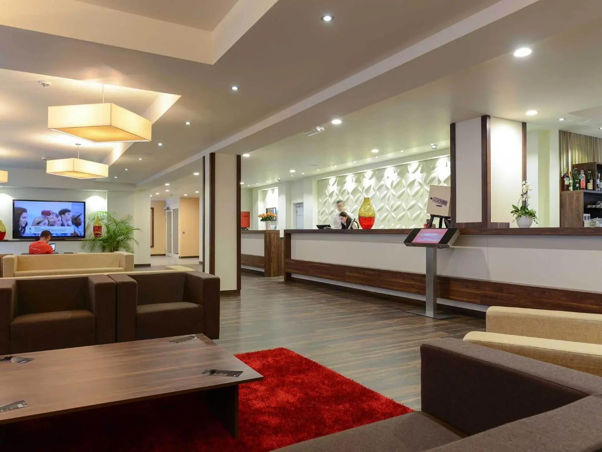 Lobby or reception in Motel Plus Berlin Lobby or reception in Motel Plus Berlin