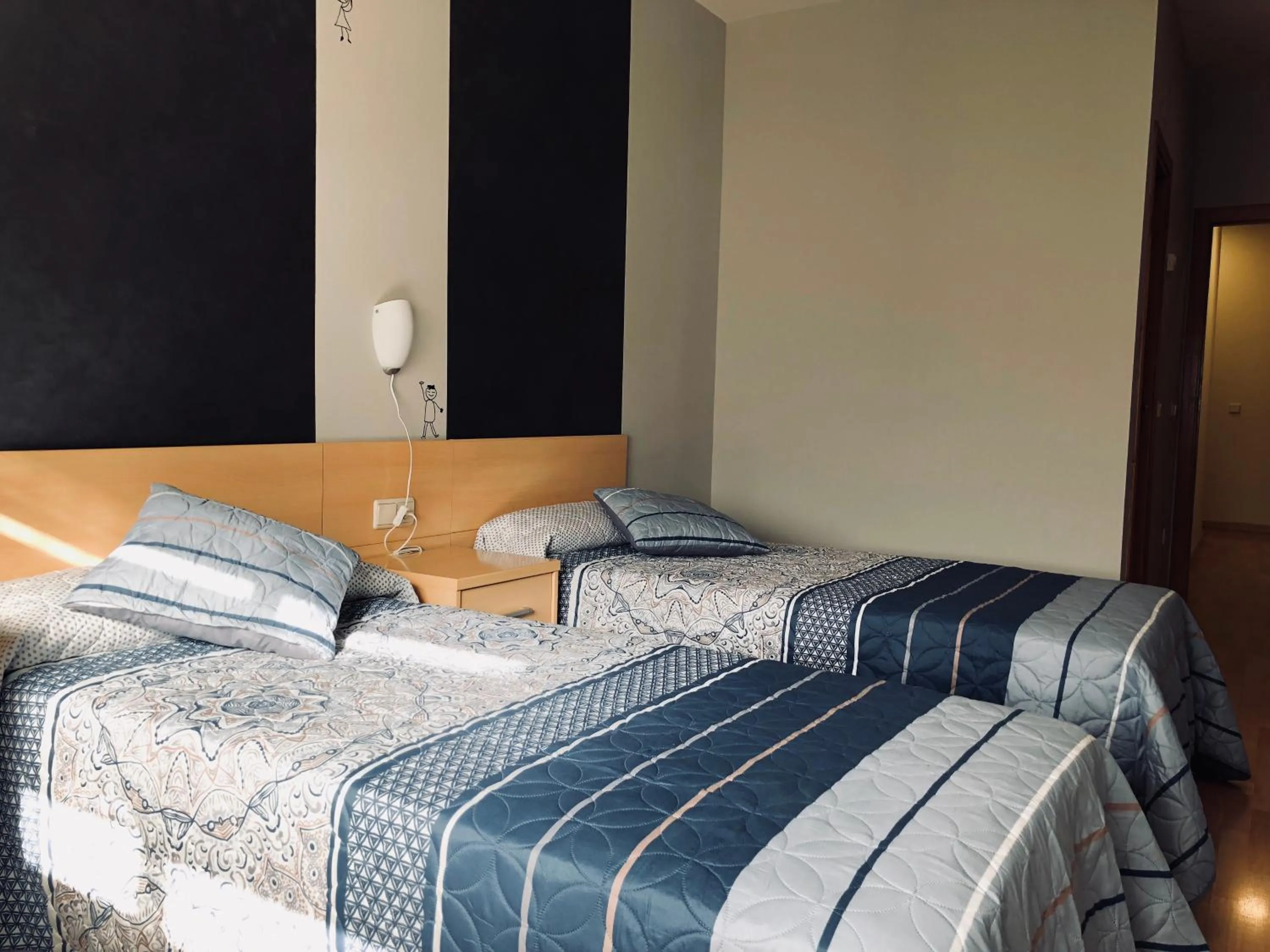 Bed in Hotel Viñas 17