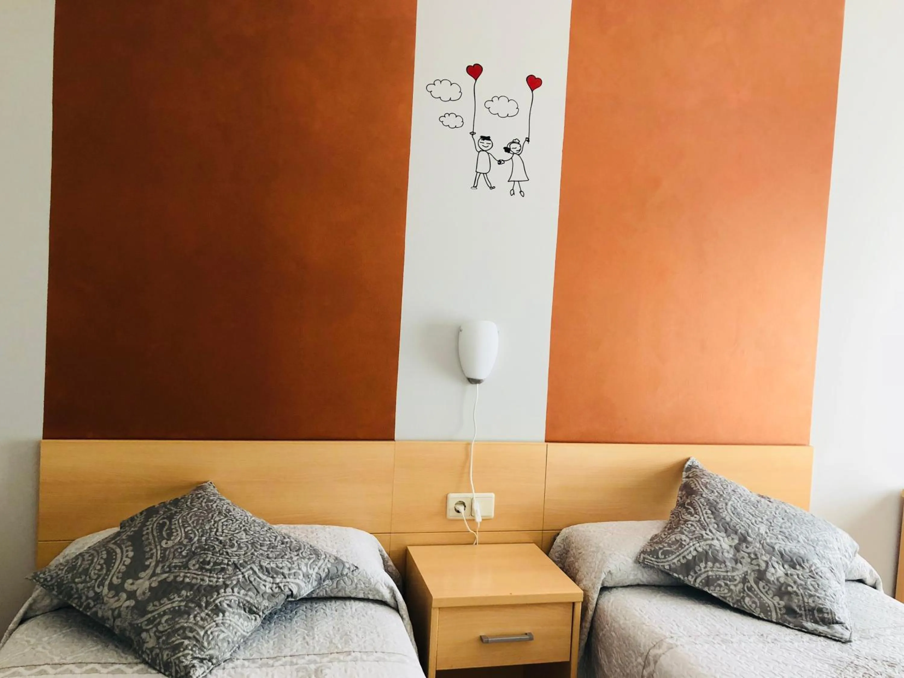 Bed in Hotel Viñas 17