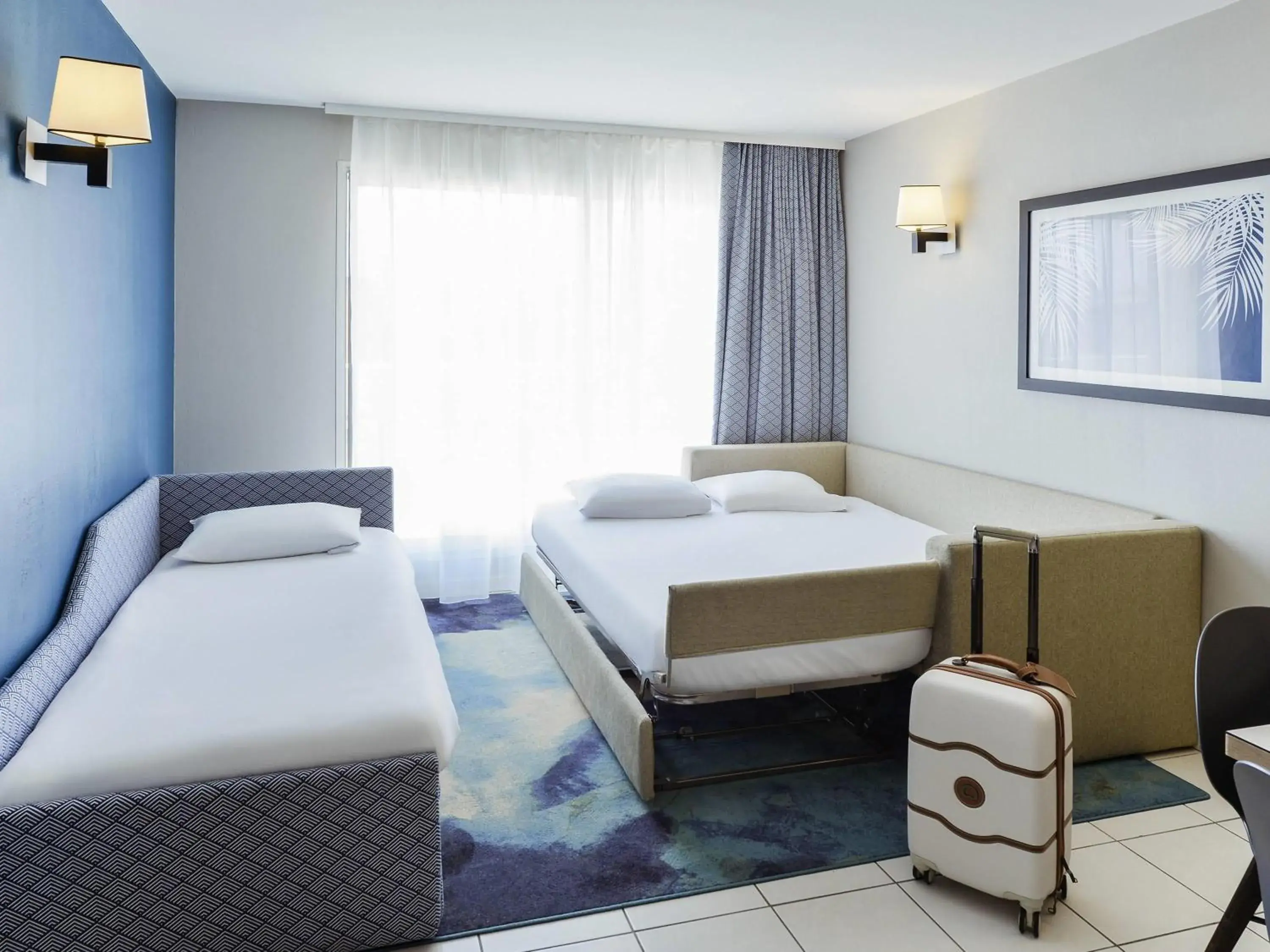 Bedroom, Bed in Aparthotel Adagio Monaco Monte Cristo Bedroom, Bed in Aparthotel Adagio Monaco Monte Cristo